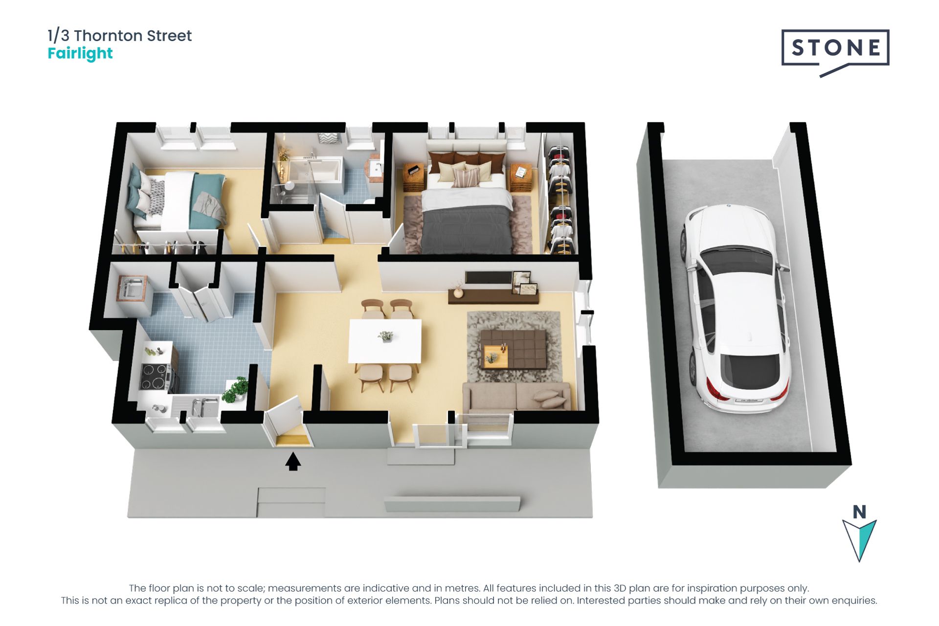 Bright and spacious apartment