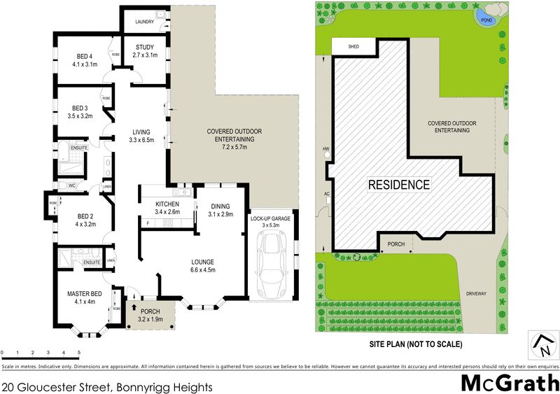 Family entertainers' home with north to rear aspect