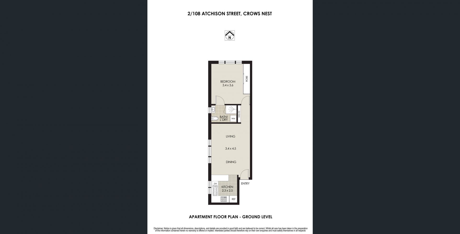 Deposit Taken - Convenient apartment in the heart of Crows Nest