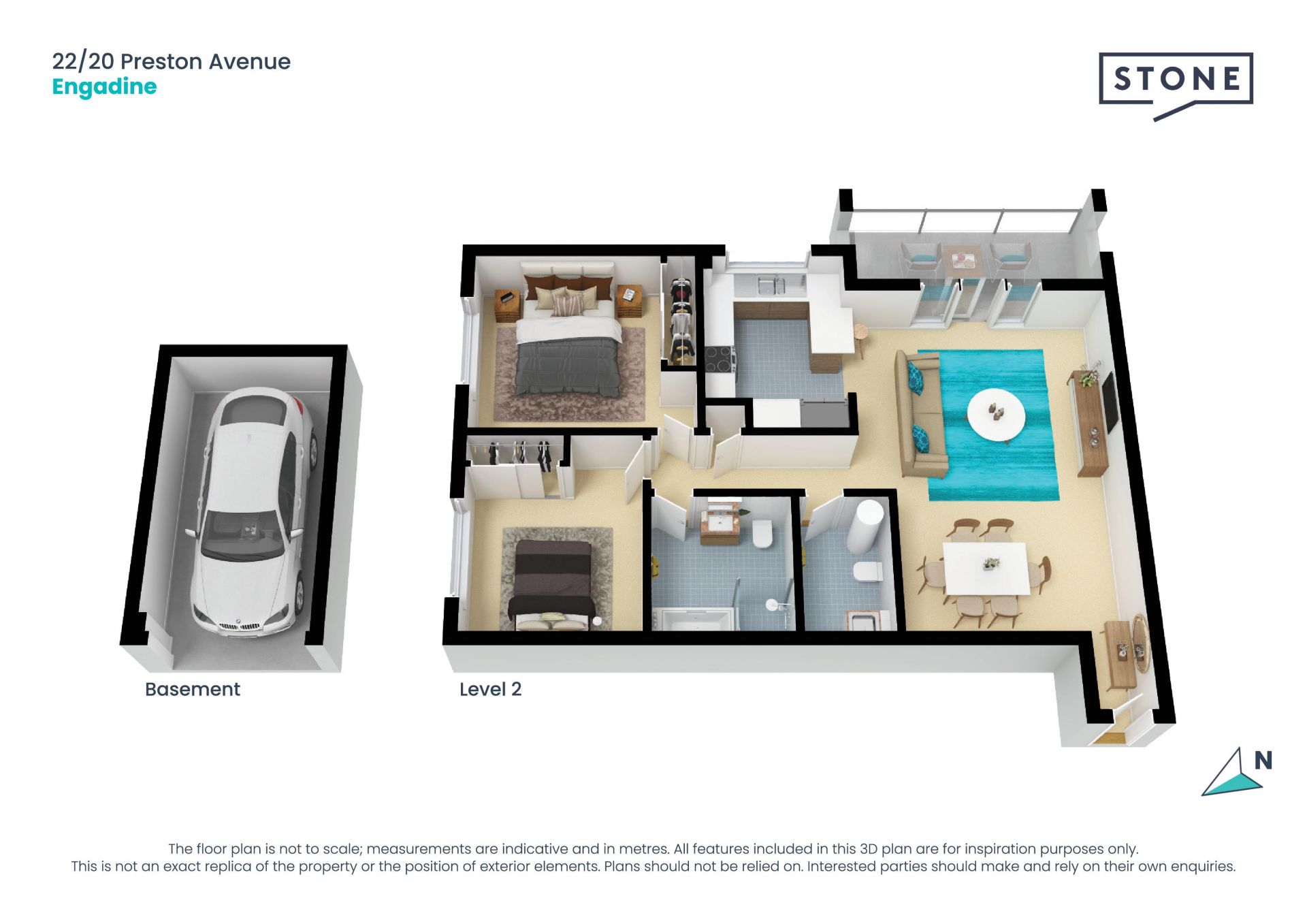 Relaxing and spacious apartment in central location