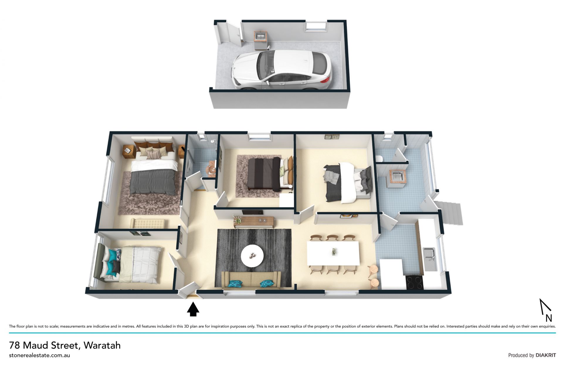 Open plan living in a prime location