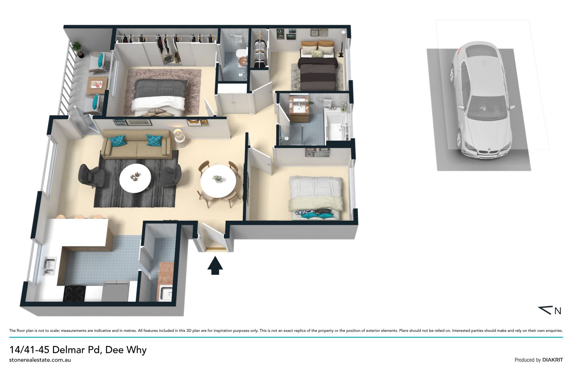 Lifestyle bliss with north aspect and ocean views