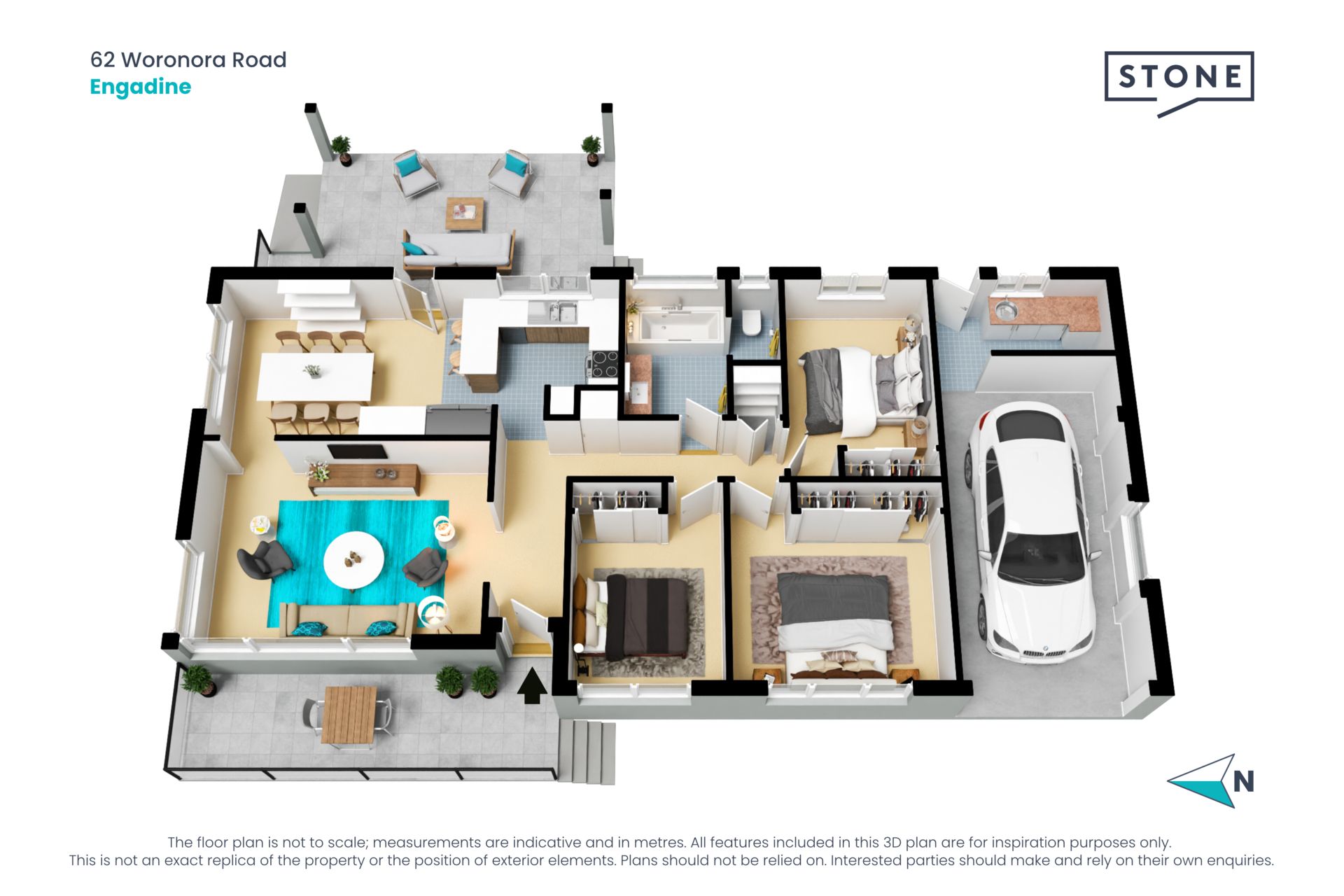 Private and peaceful modern family living