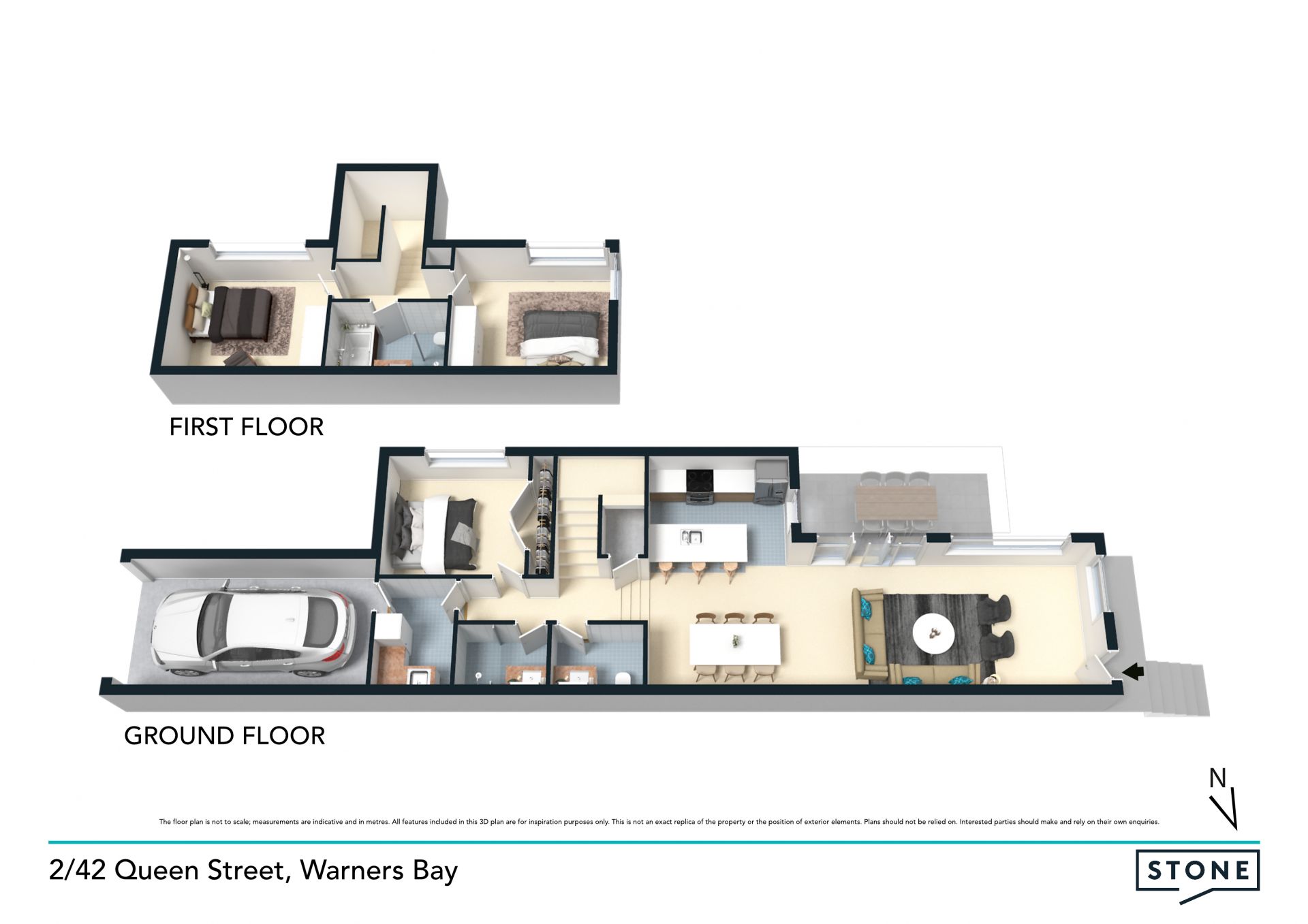 Stylish semi close to all the action