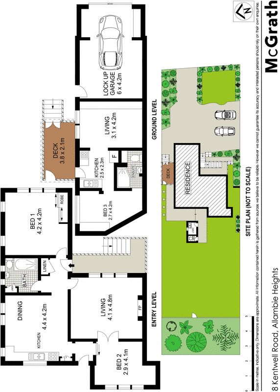 Huge 942sqm block with elevated district views