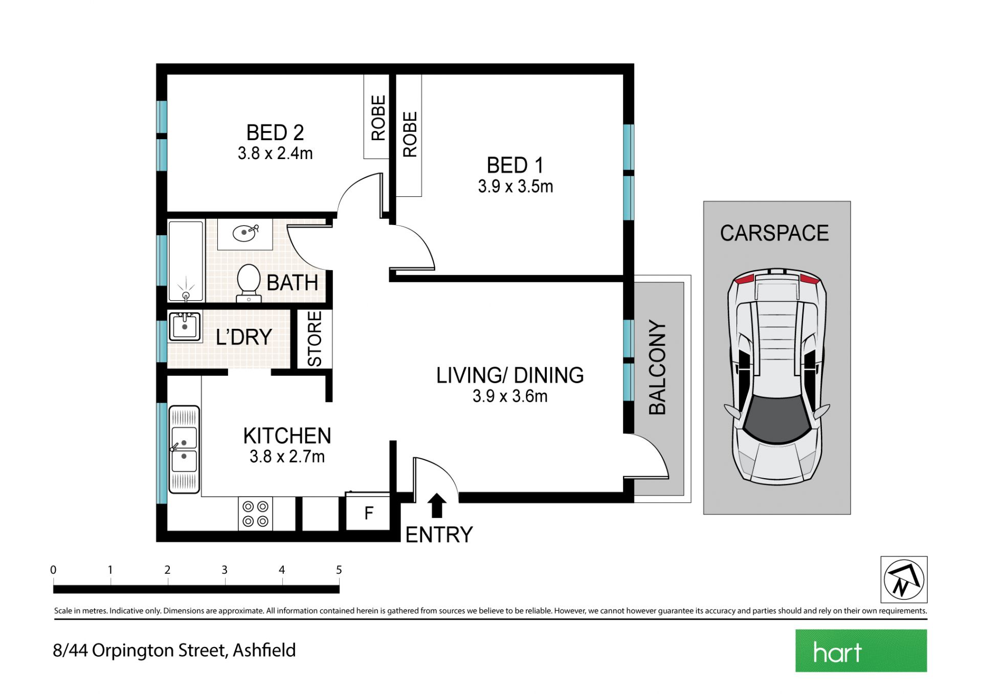 Gorgeous elevated ground floor apartment in pristine boutique block