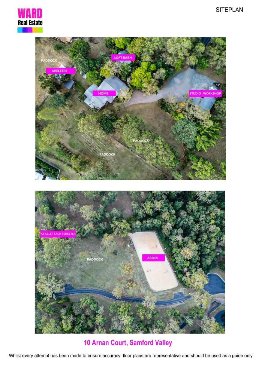 Unique Horse Property, 5 acres,  Arena, 4 paddocks, loft barn, sep office, town water and more.