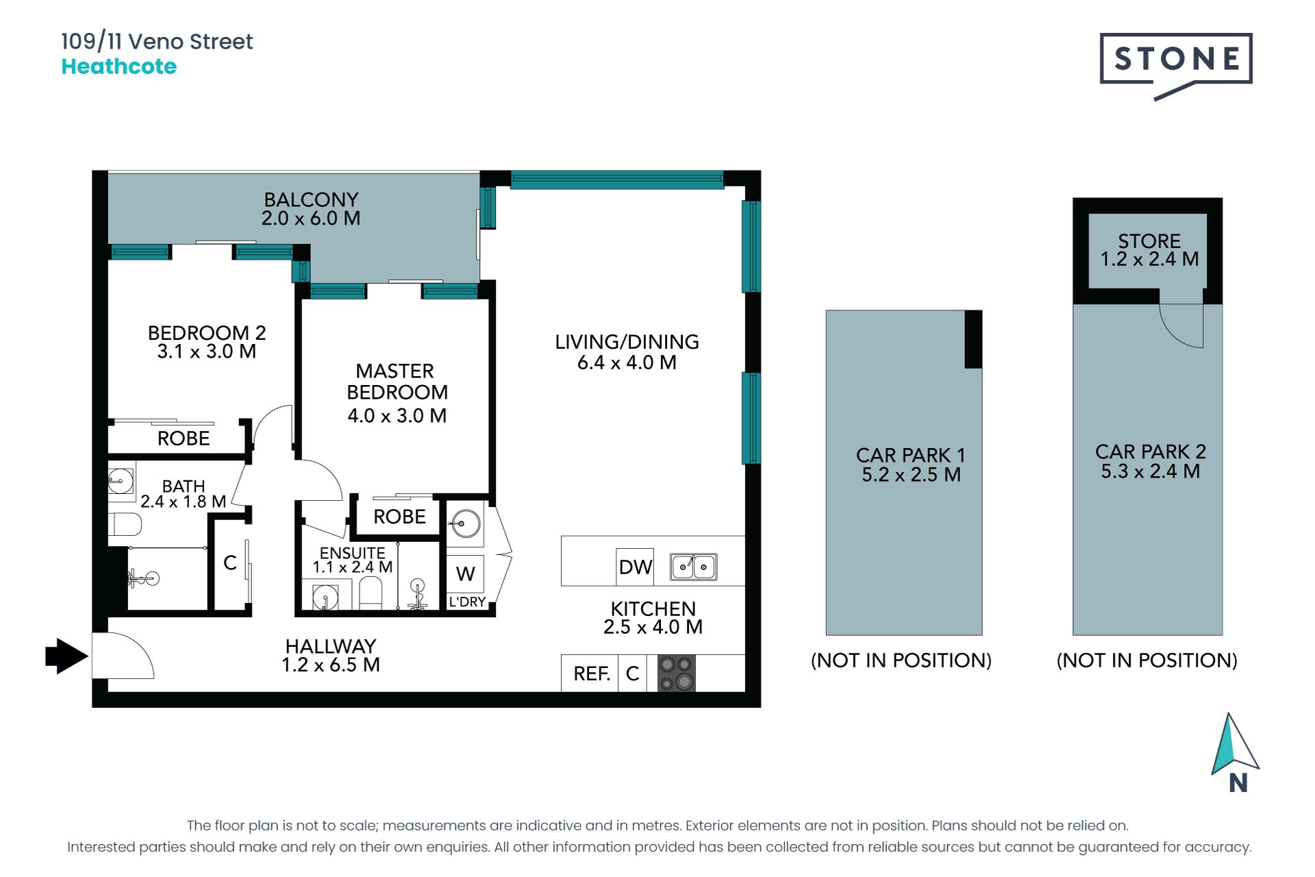Modern, light-filled apartment in convenient location