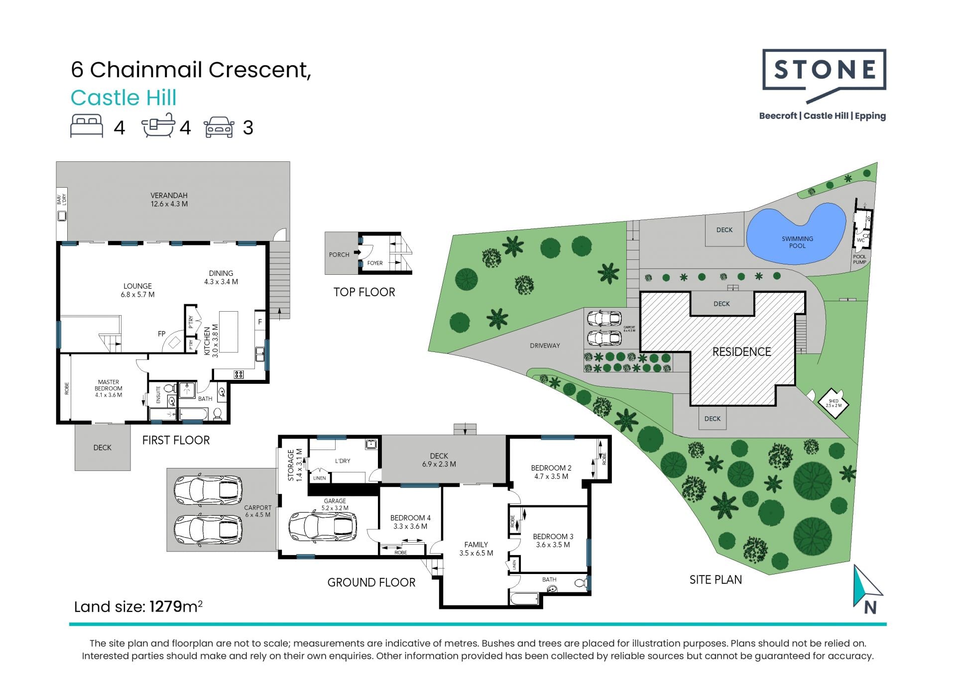 Secluded family haven on 1279 sqm