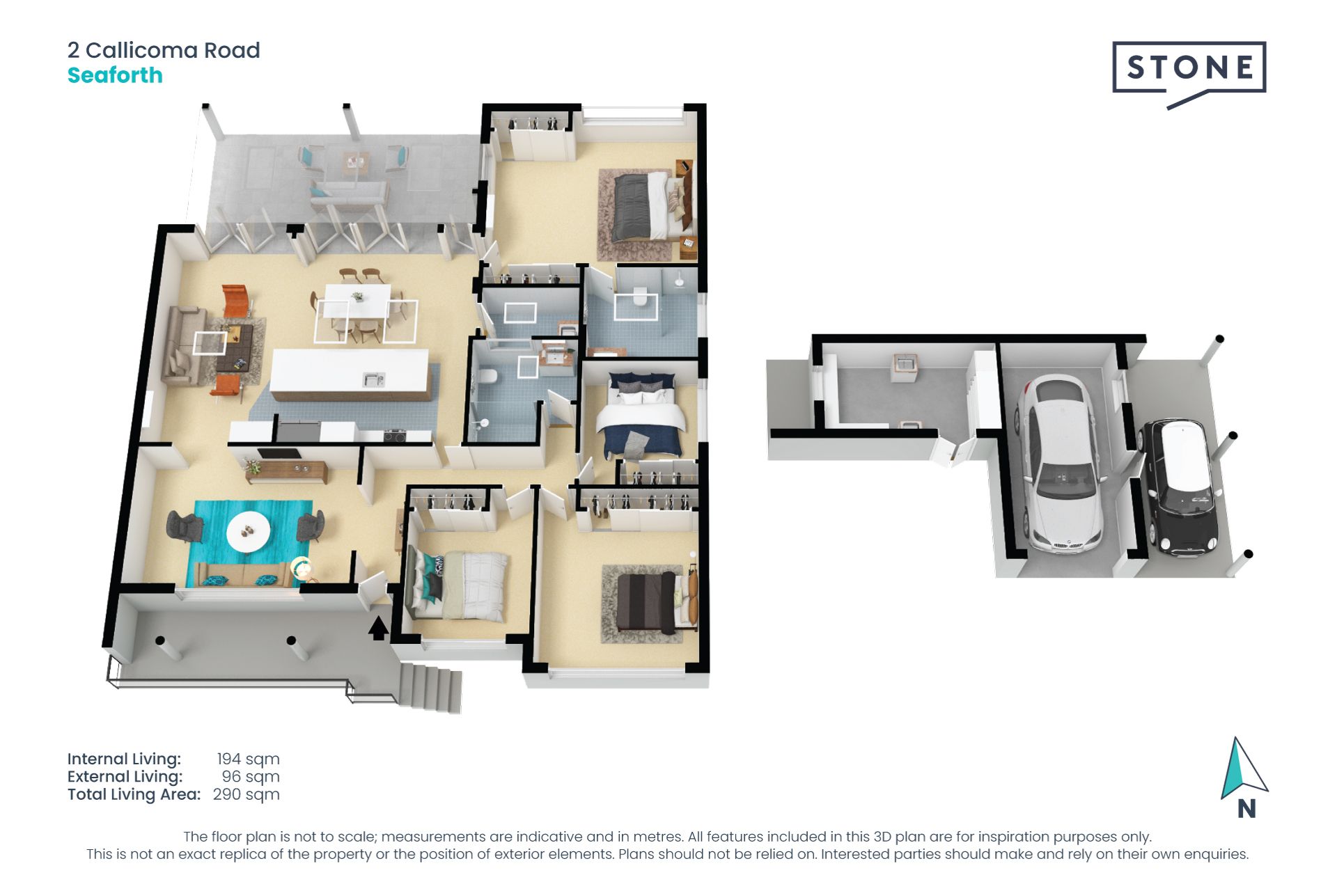 Effortless single level living on generous 720sqm north-facing block