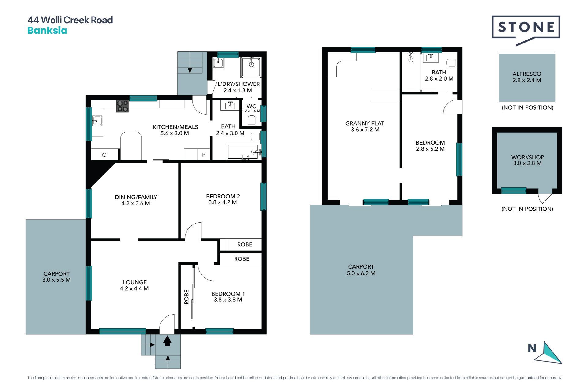 Tidy home plus granny flat on 556 sqm