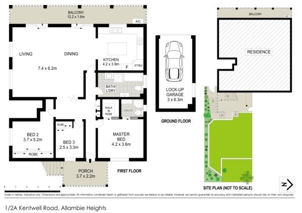 Top floor duplex apartment enjoying a north aspect