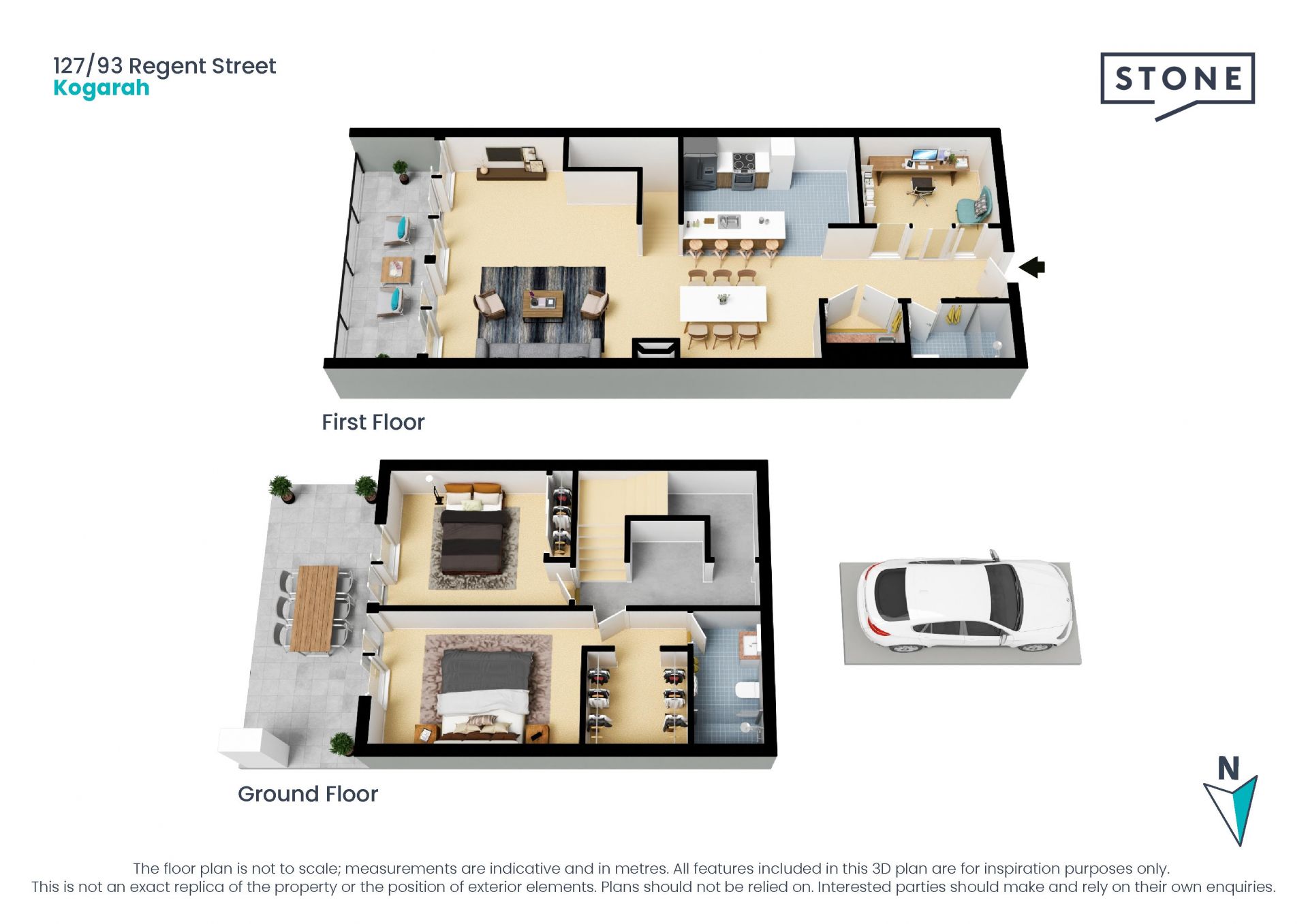 Lifestyle perfection in a sleek dual-level haven