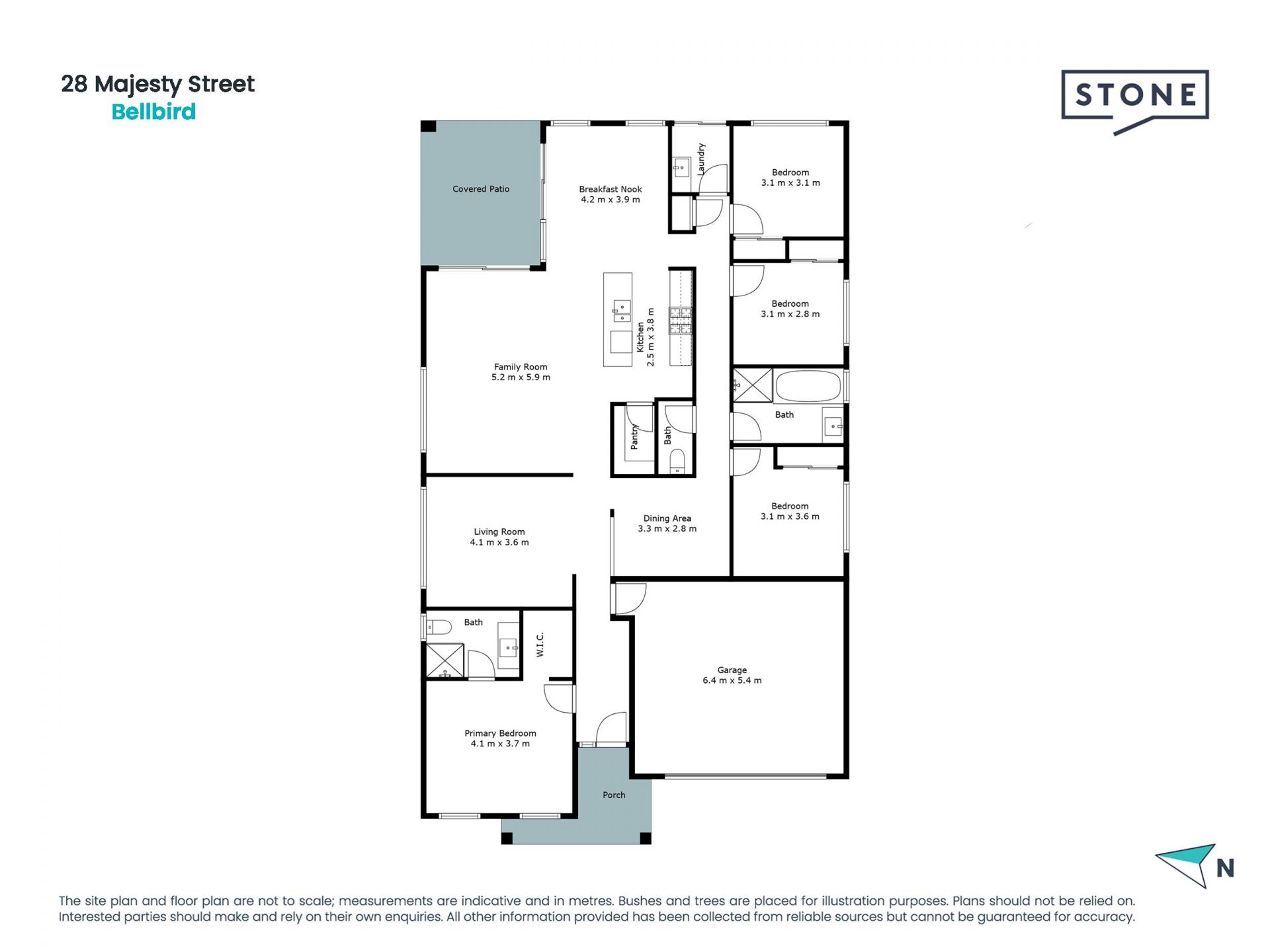 4 Bedroom + Study Space!