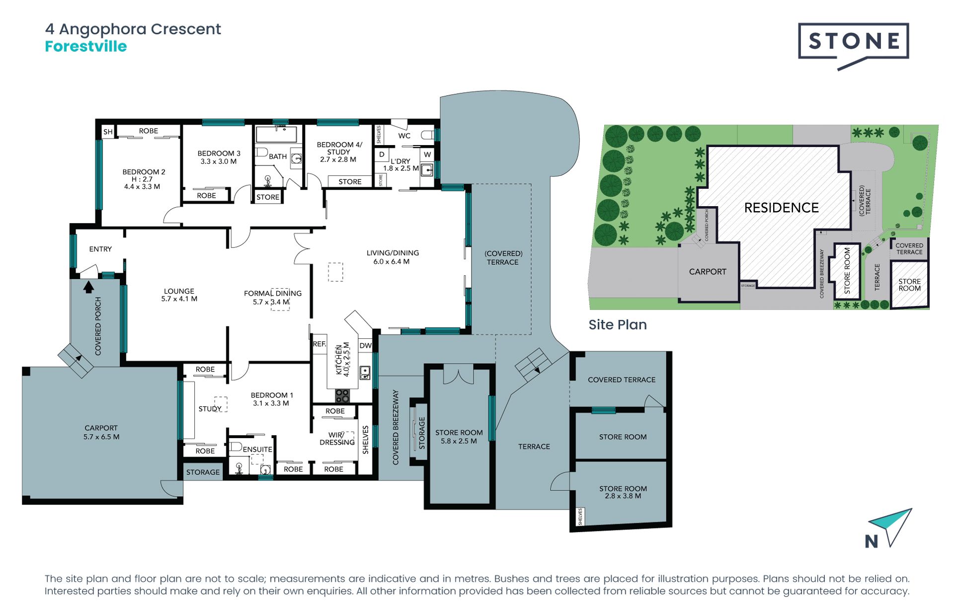 Move-in ready single level family home stacked with potential