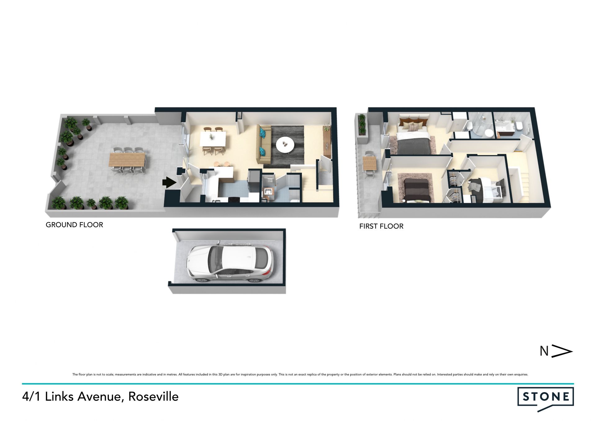 Rare three-bedroom townhome in east-side Roseville