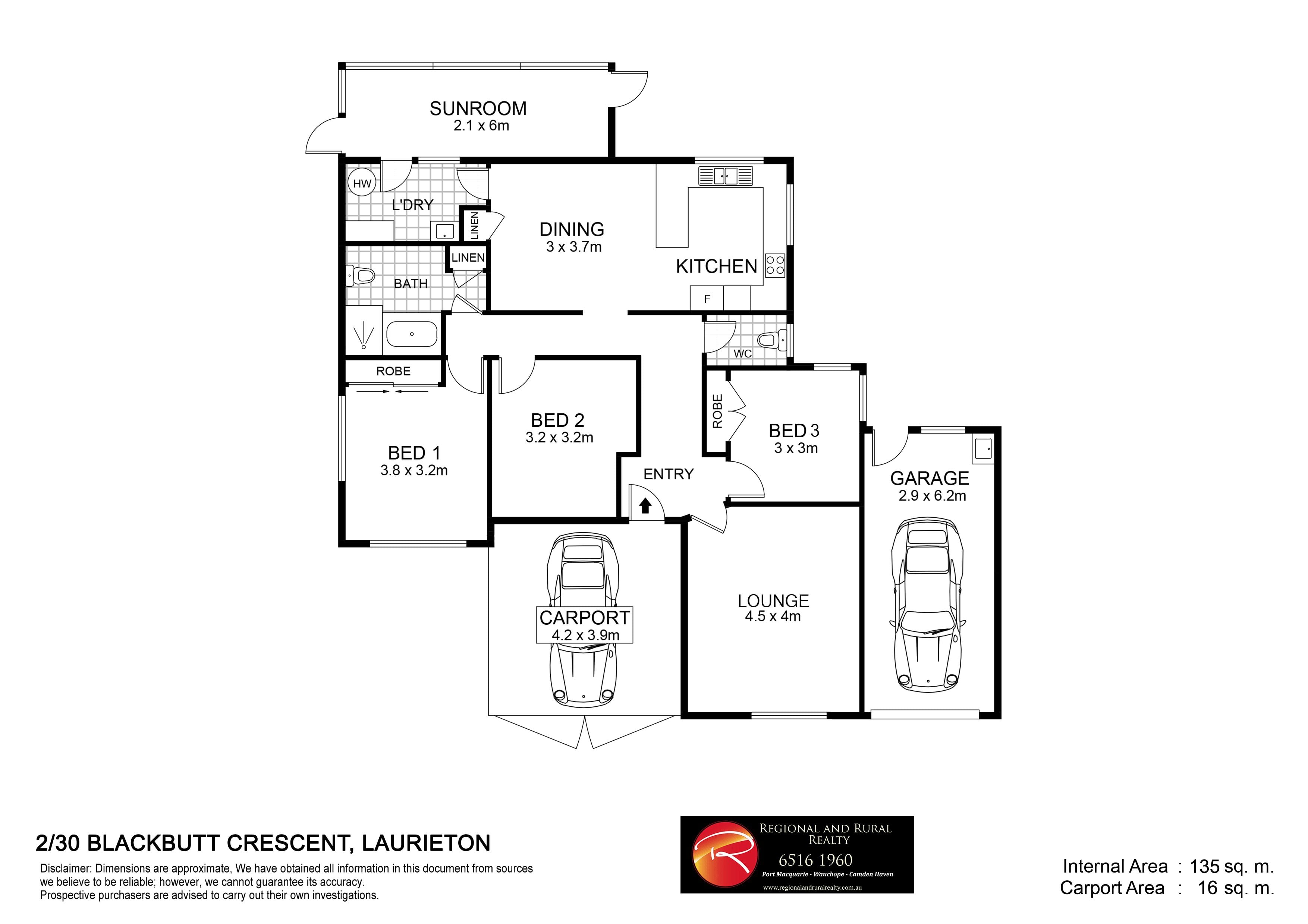 2/30 Blackbutt Crescent, LAURIETON NSW 2443