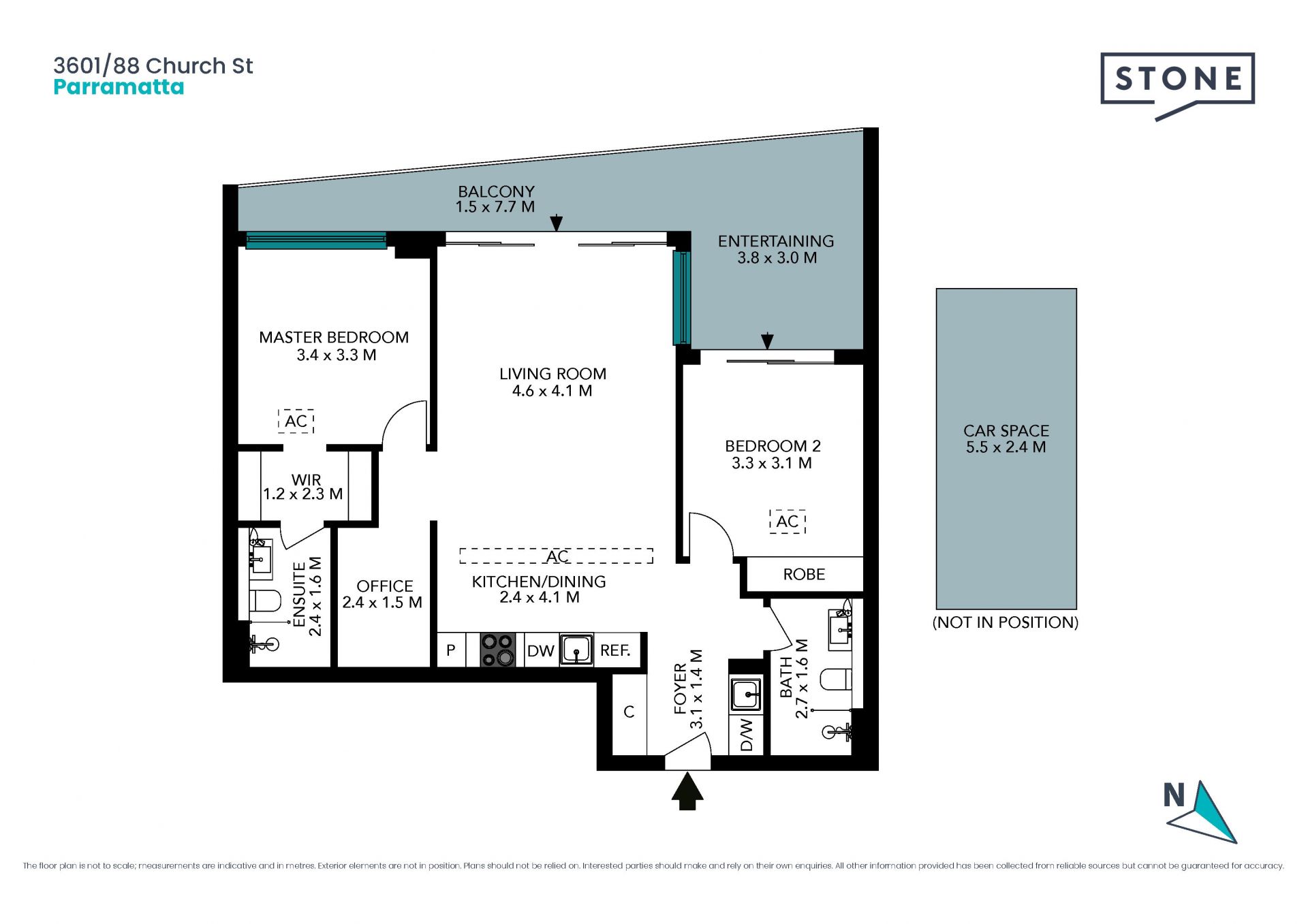 Stylish Apartment in Prime Parramatta Location