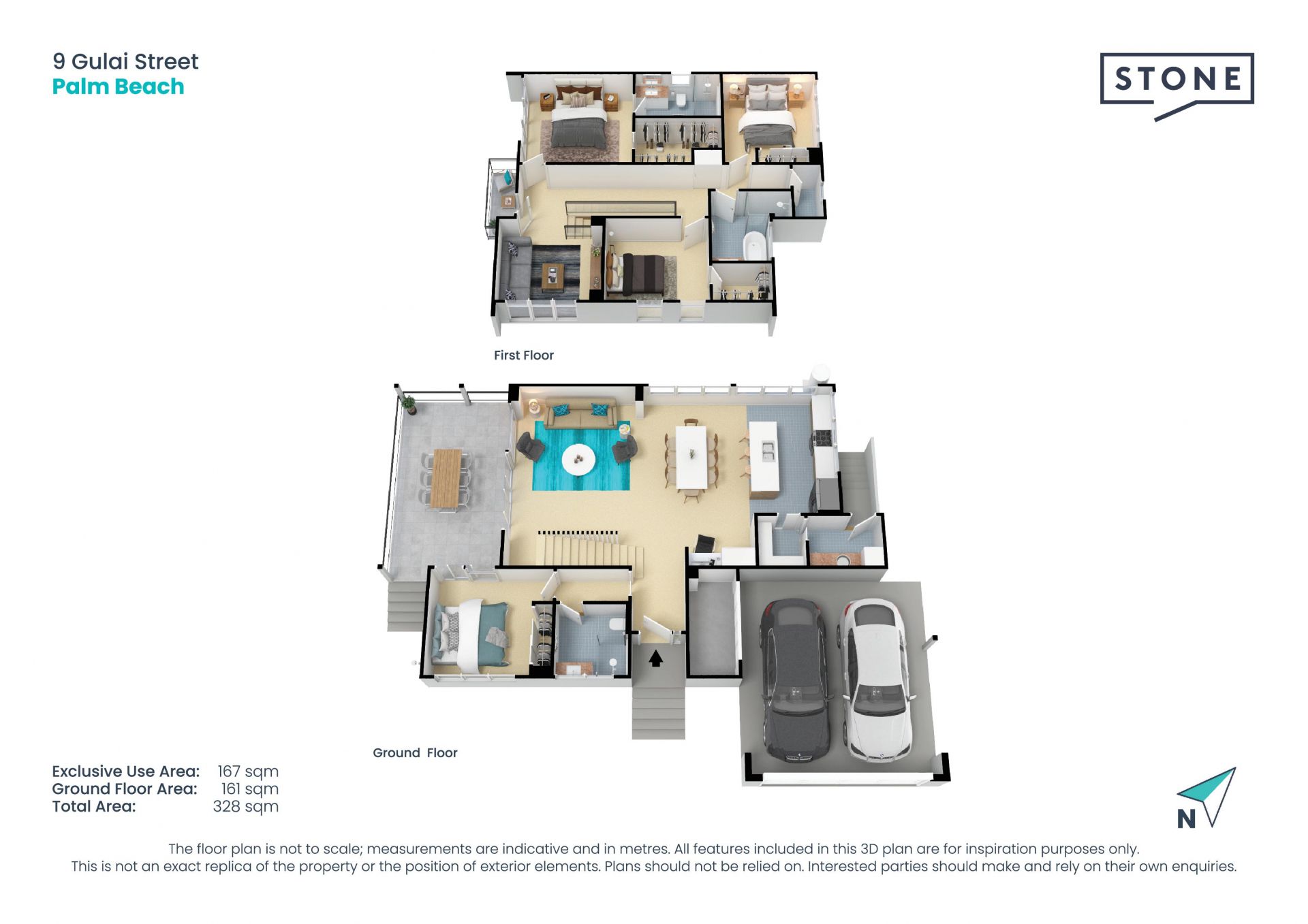 New designer beach home a stroll to surf and sand