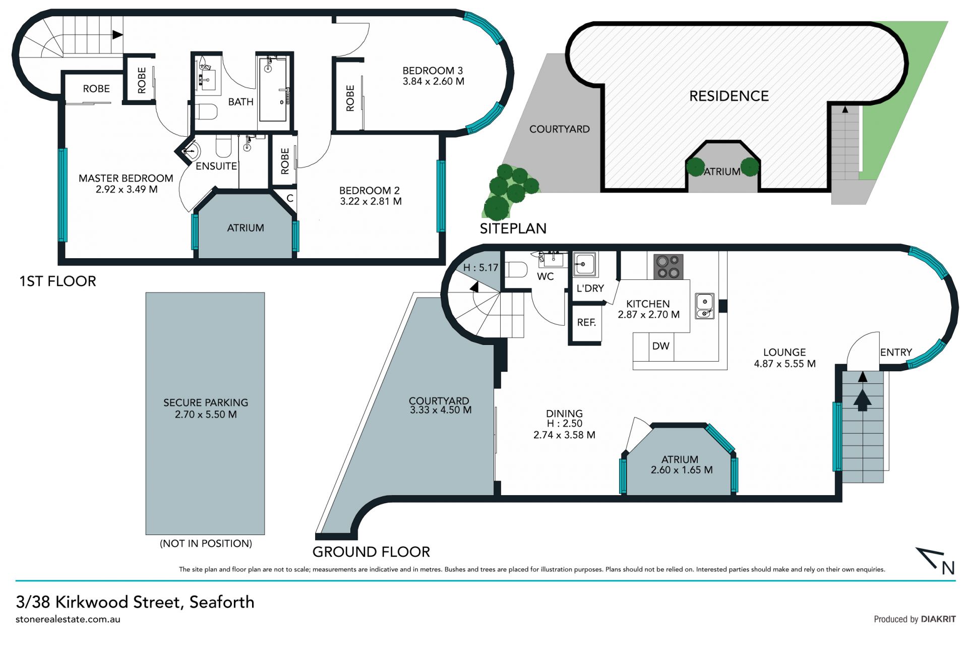 Elite contemporary town home in prime leafy location