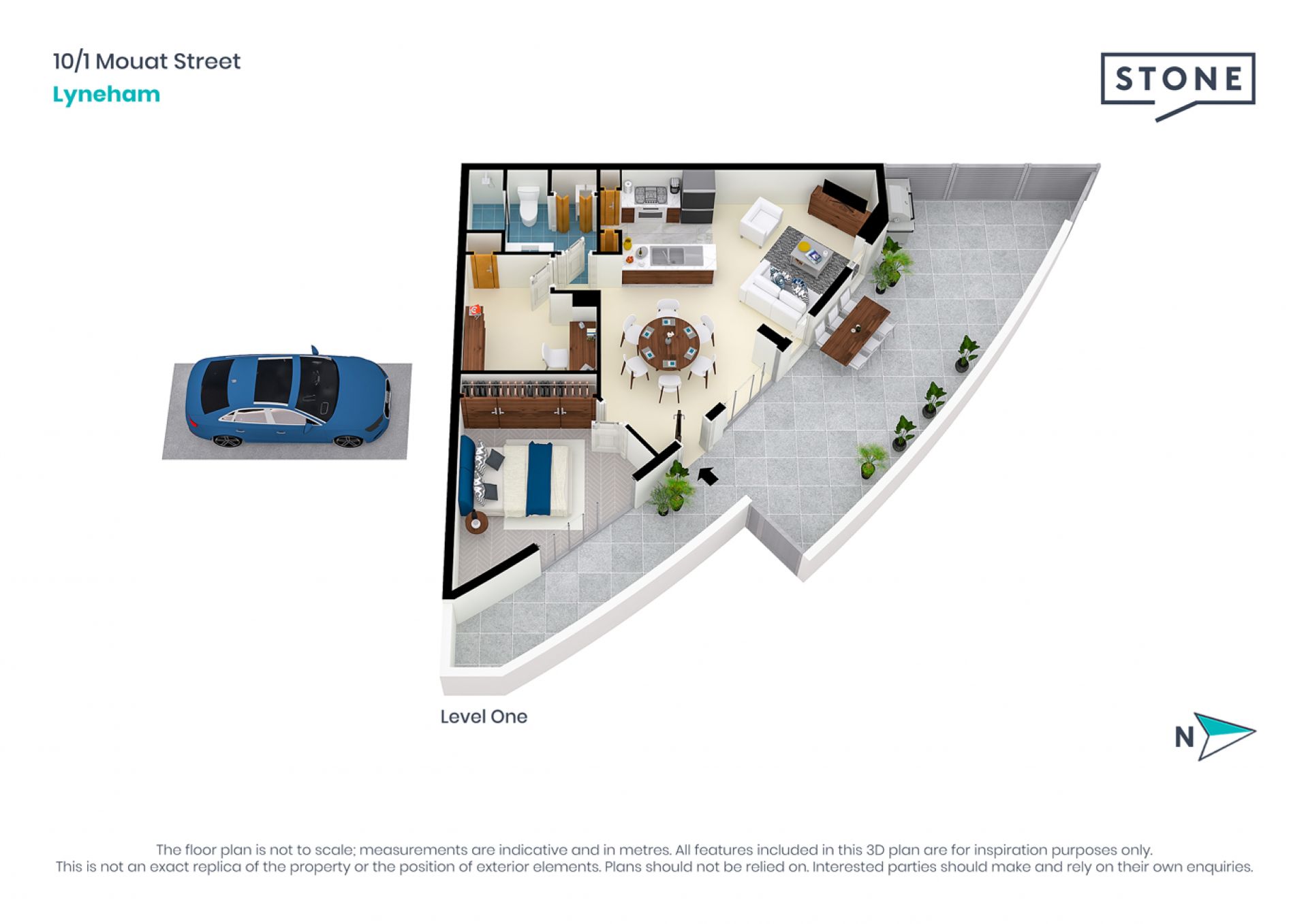 Stunning north facing apartment in prime position!