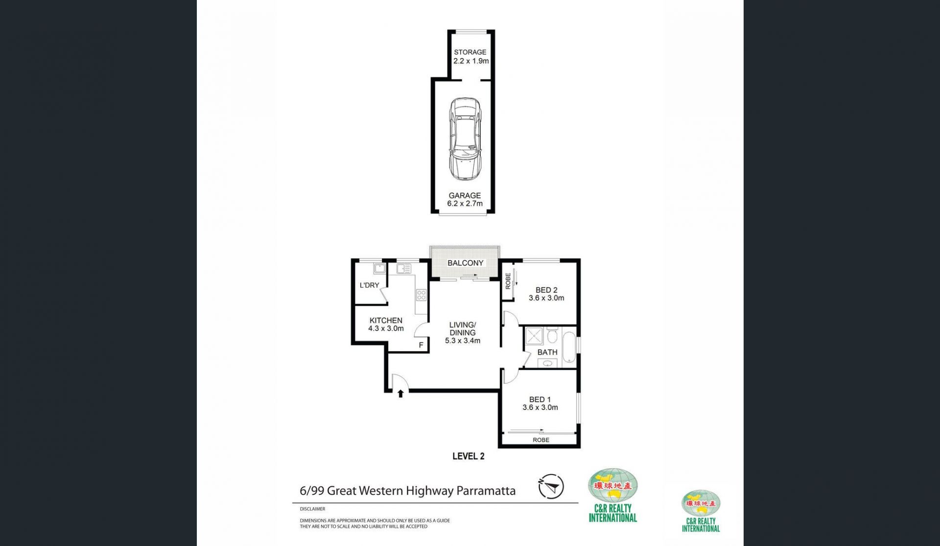 Well Presented Two Bedroom Apartment In Parramatta CBD