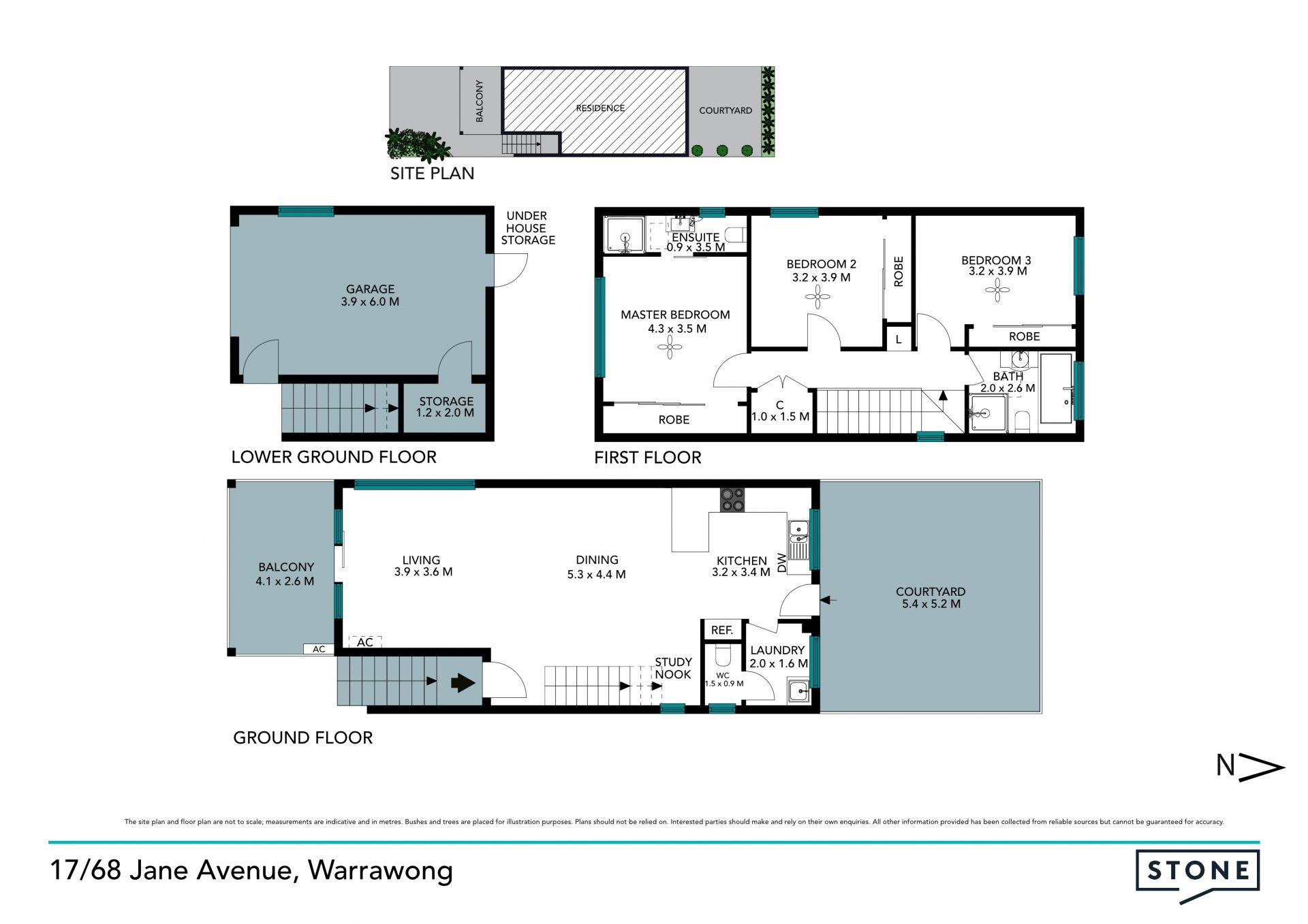 Updated townhouse in a private elevated position