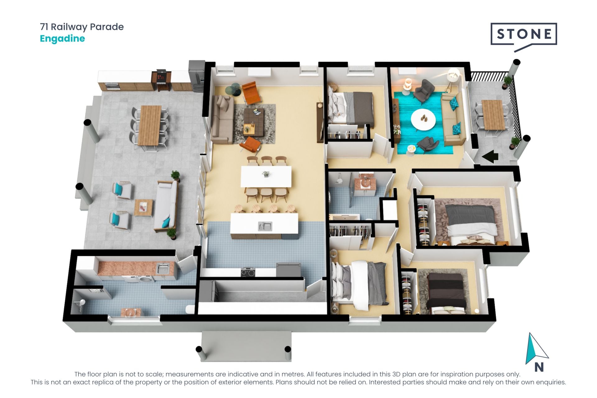 Resort-style living and entertaining