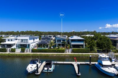 North-Facing Waterfront Living with Pool & Soaring Void