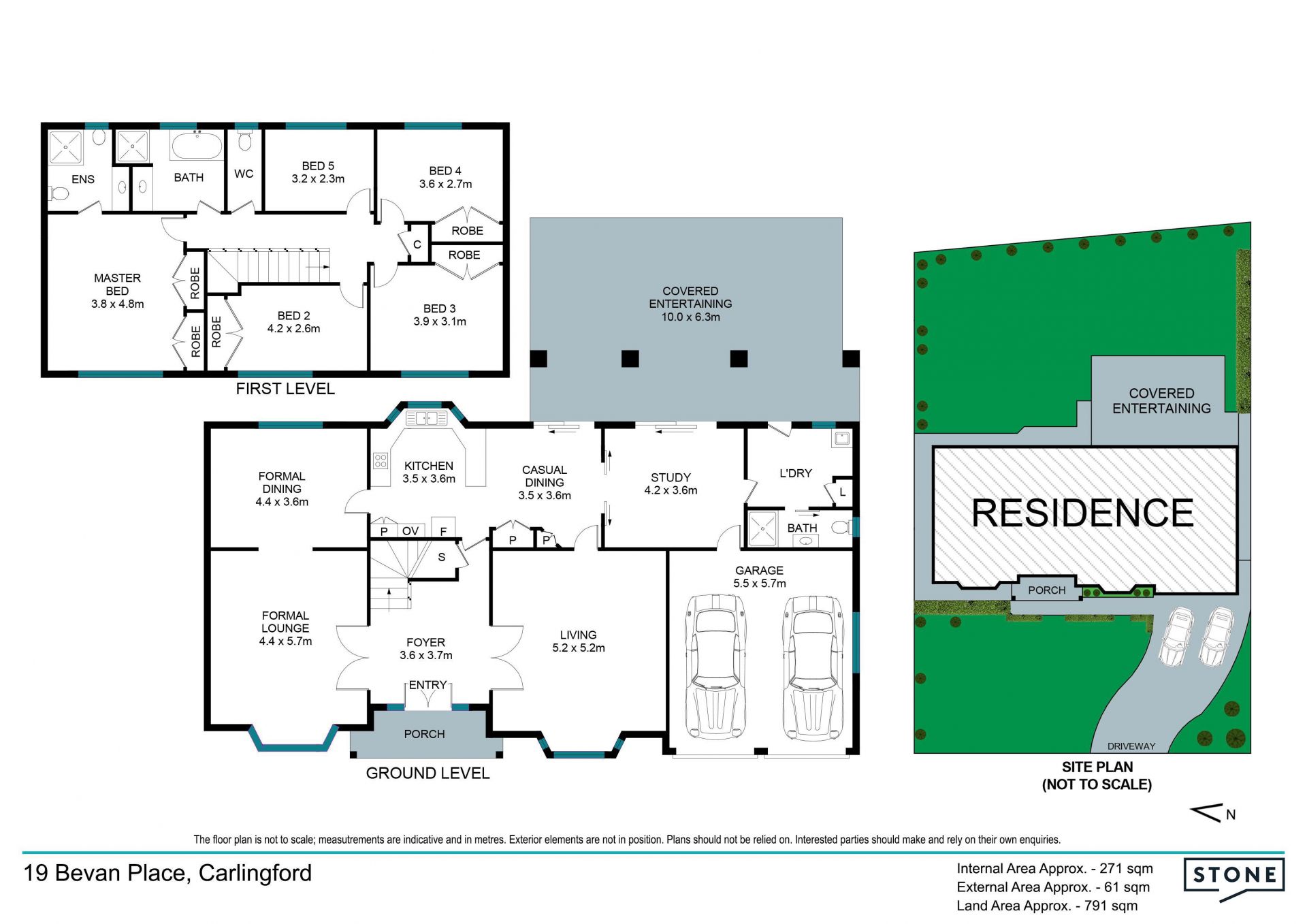 Elegant entertainers' design on an 795sqm block
