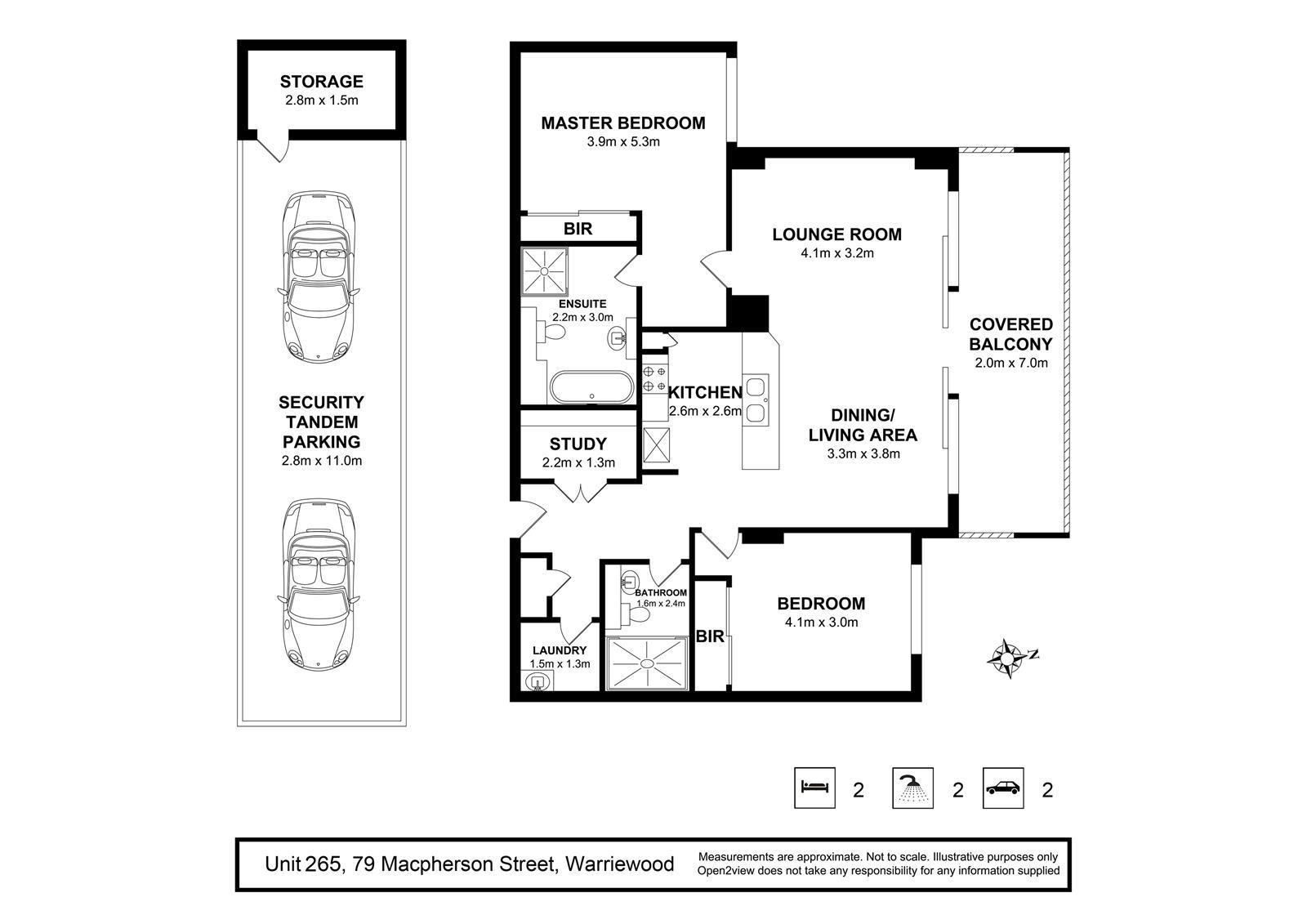 Sun-kissed Premium Apartment With Northern Aspect - Located in Block G1