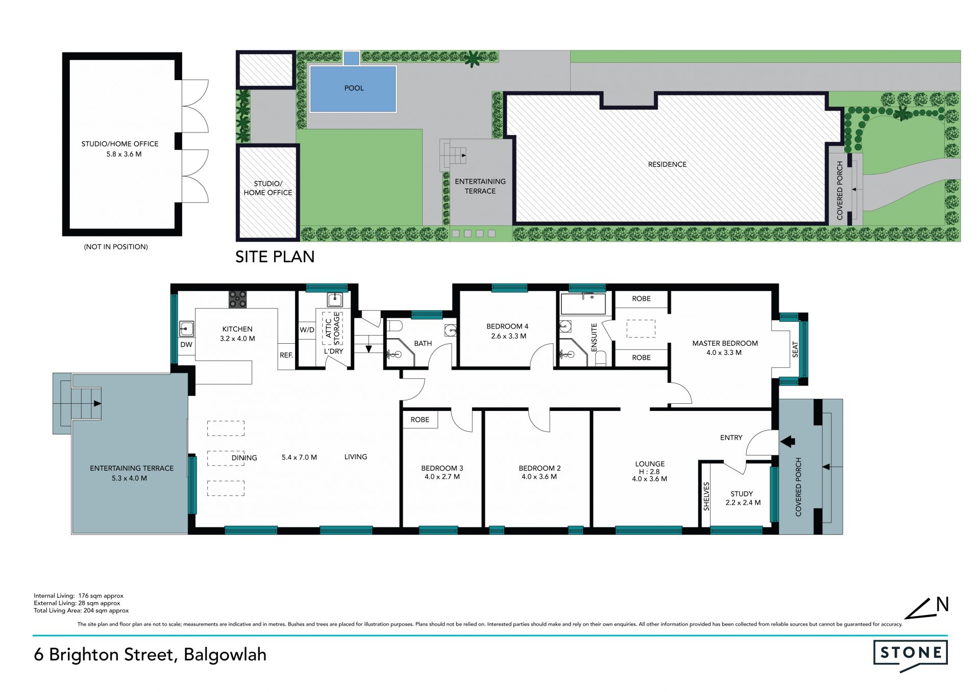 Character and charm with north-facing living