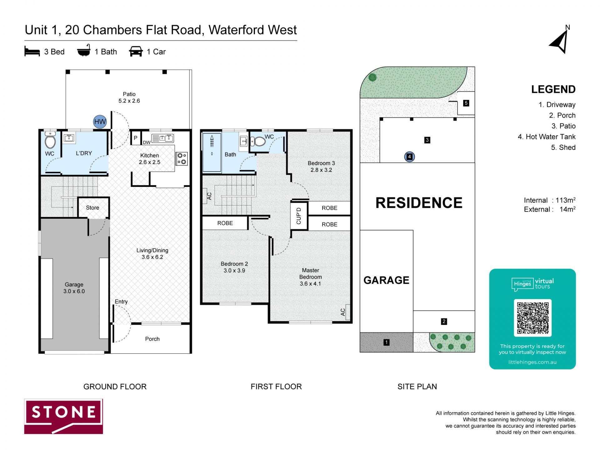 Modern 3-Bedroom Unit in Convenient Location