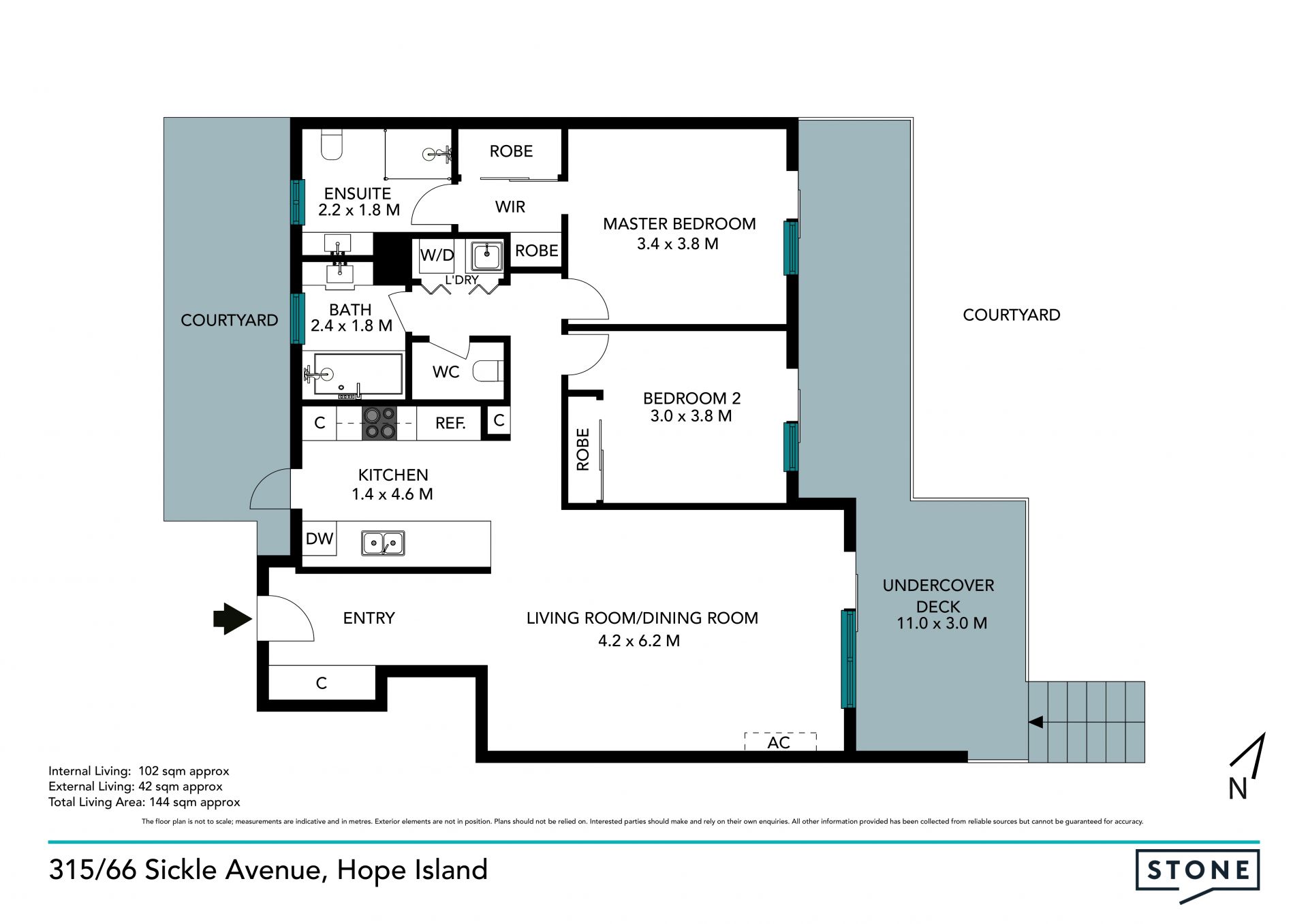 Spacious ground-floor apartment in harbour-side complex