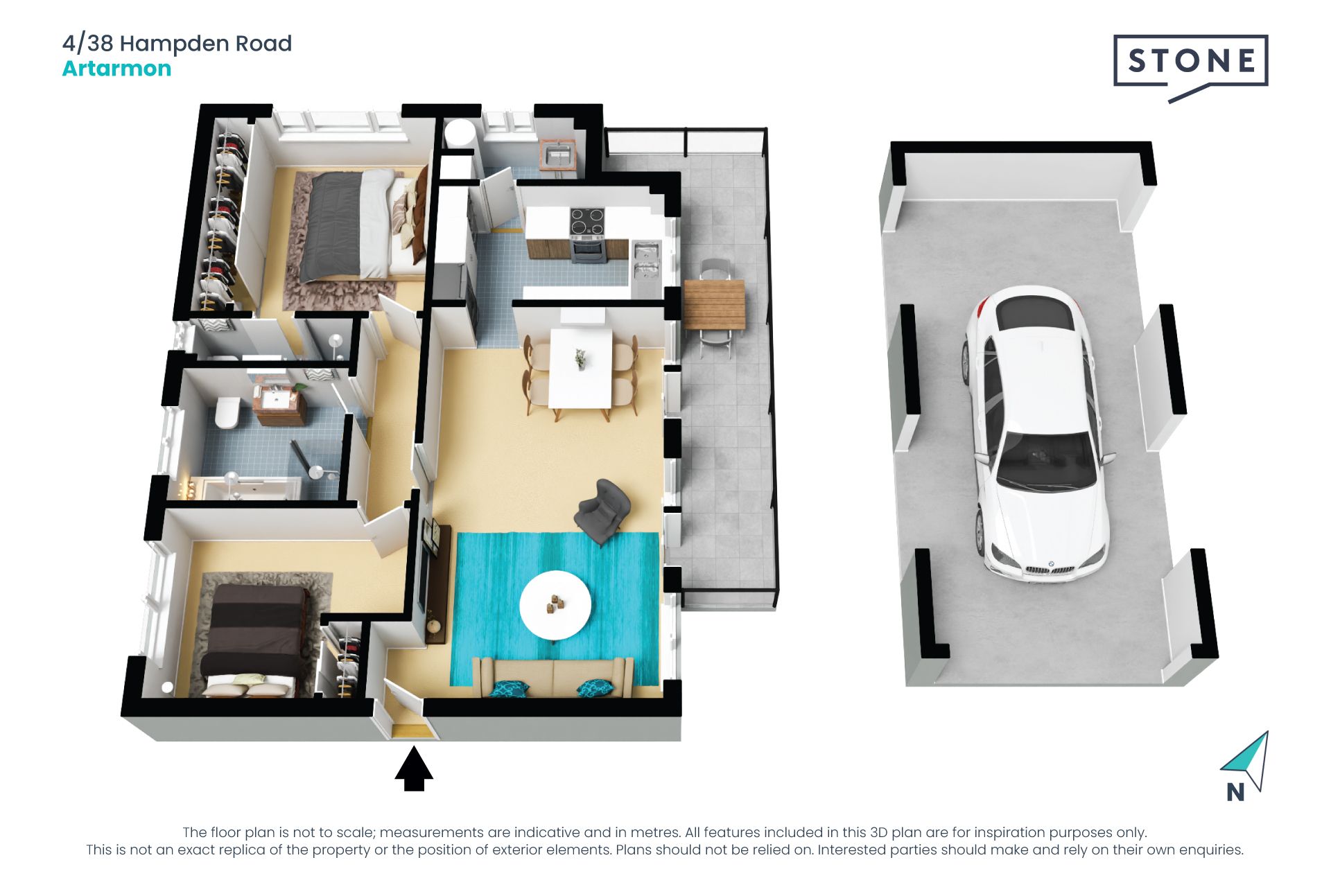 SOLD AT AUCTION - Huge Feature Packed Unit in Prime Village Position