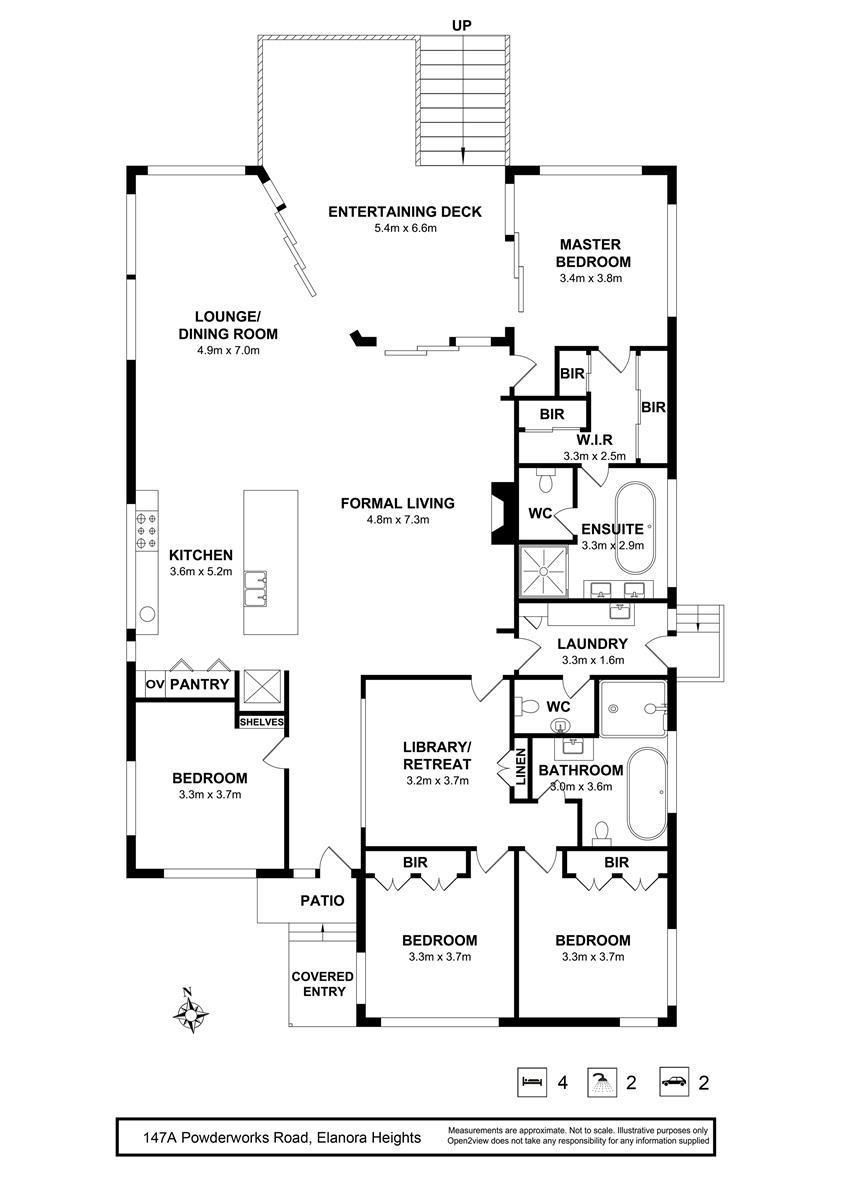 MODERN & SERENE  SINGLE LEVEL LIVING WITH DISTRICT VIEWS