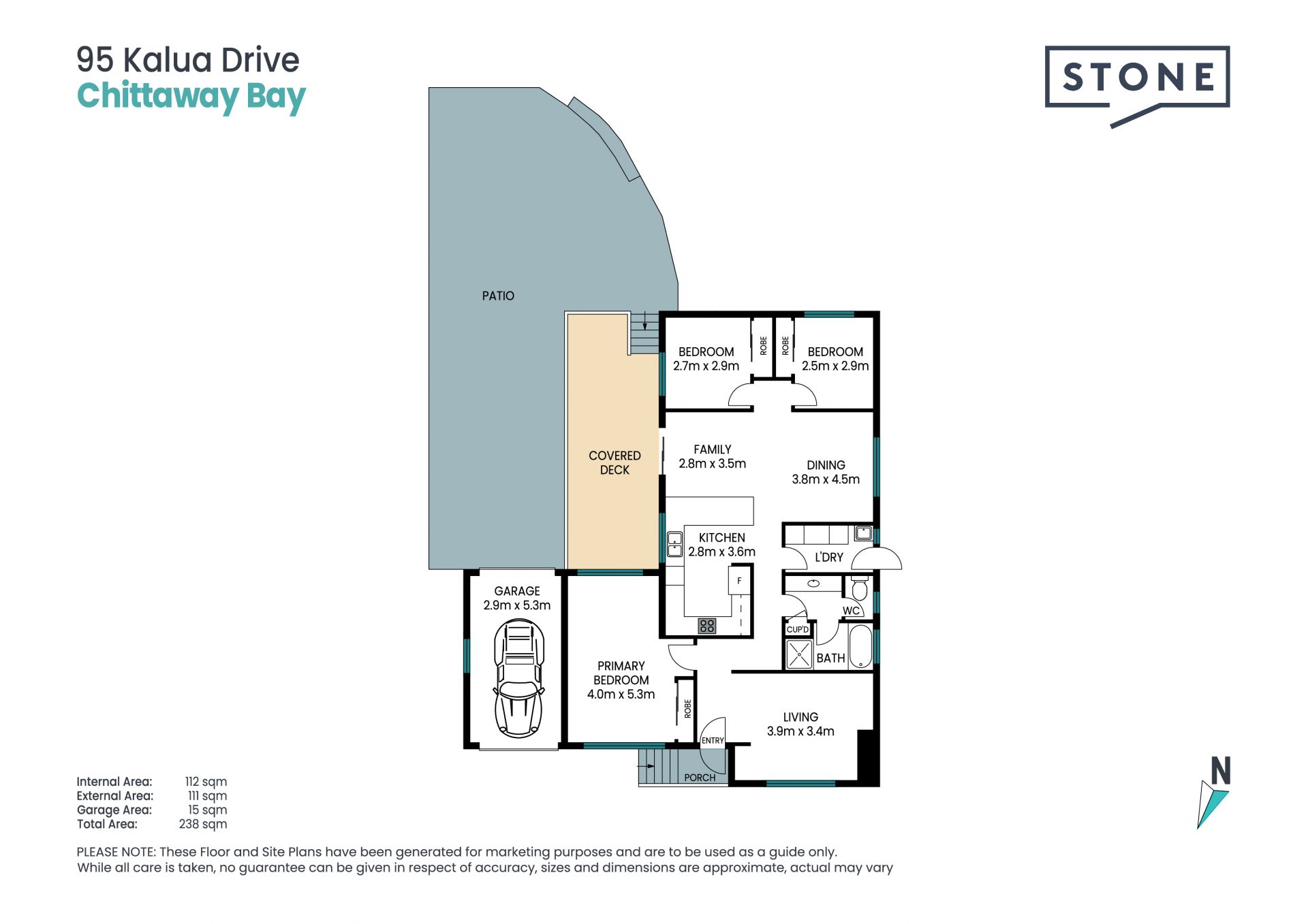 Spacious 3 Bedroom Elevated Home with Serene Surroundings