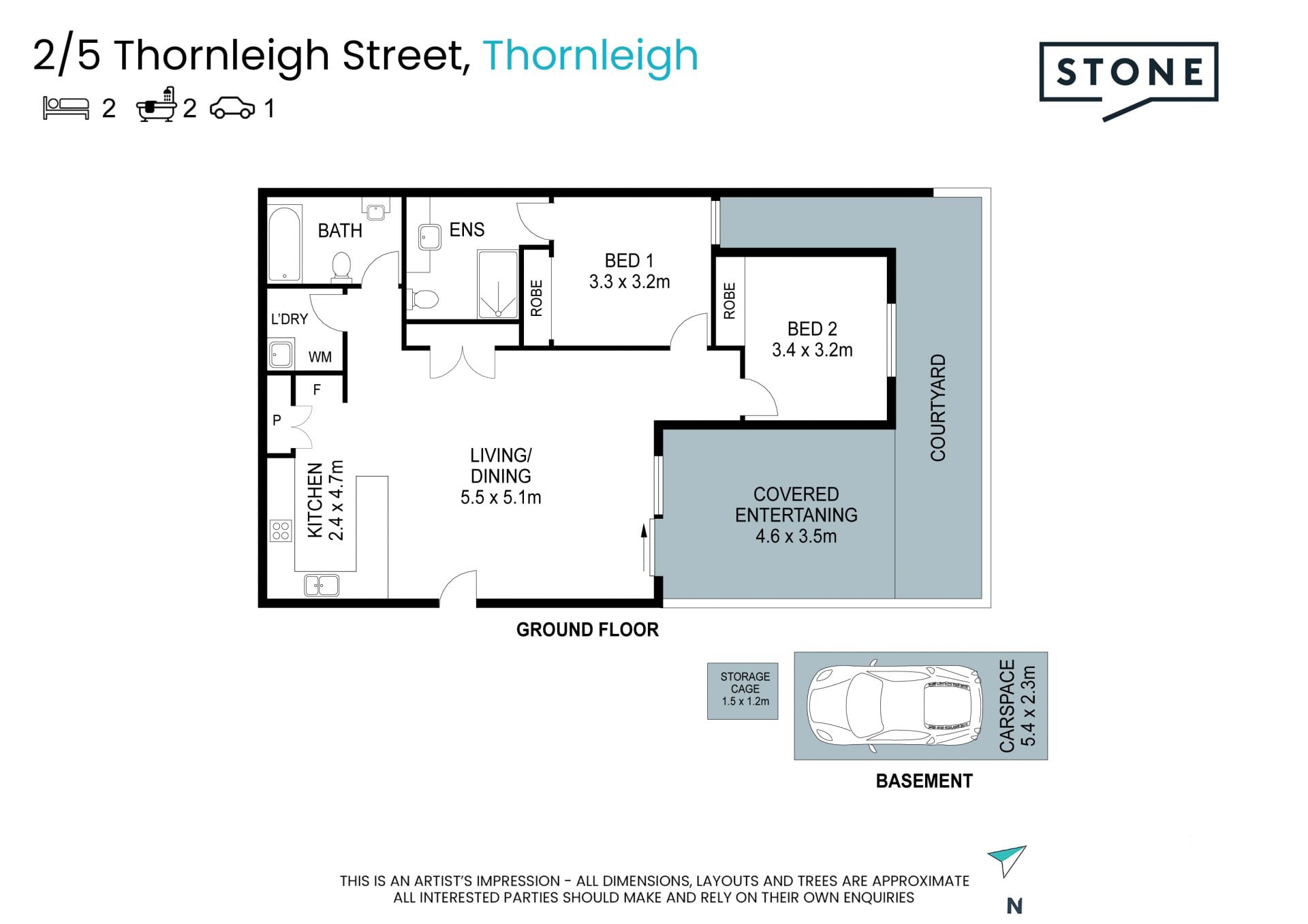Private apartment of modern style and sheer convenience spanning 137sqm