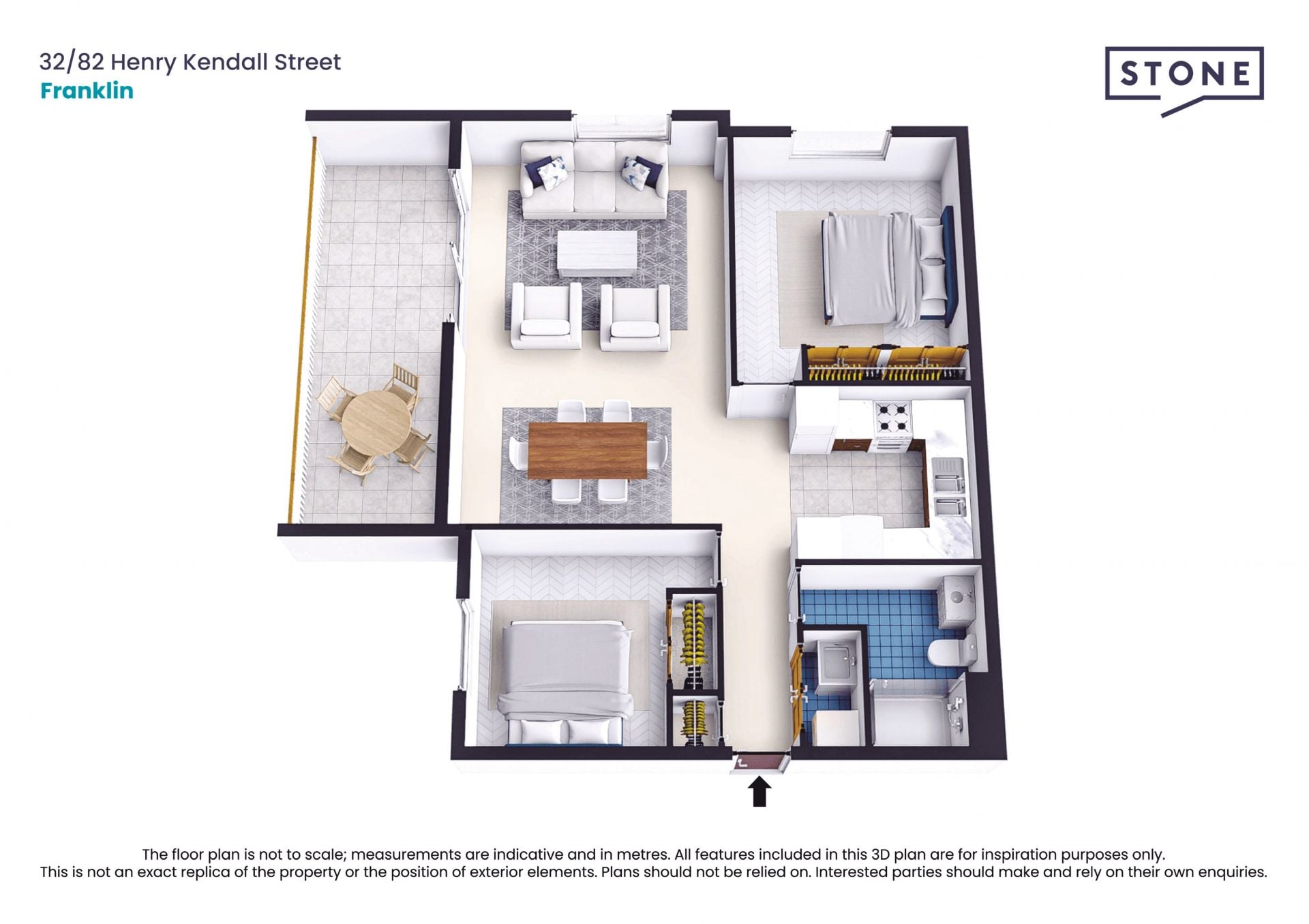 A Refreshed Apartment with a Tree-Lined Aspect