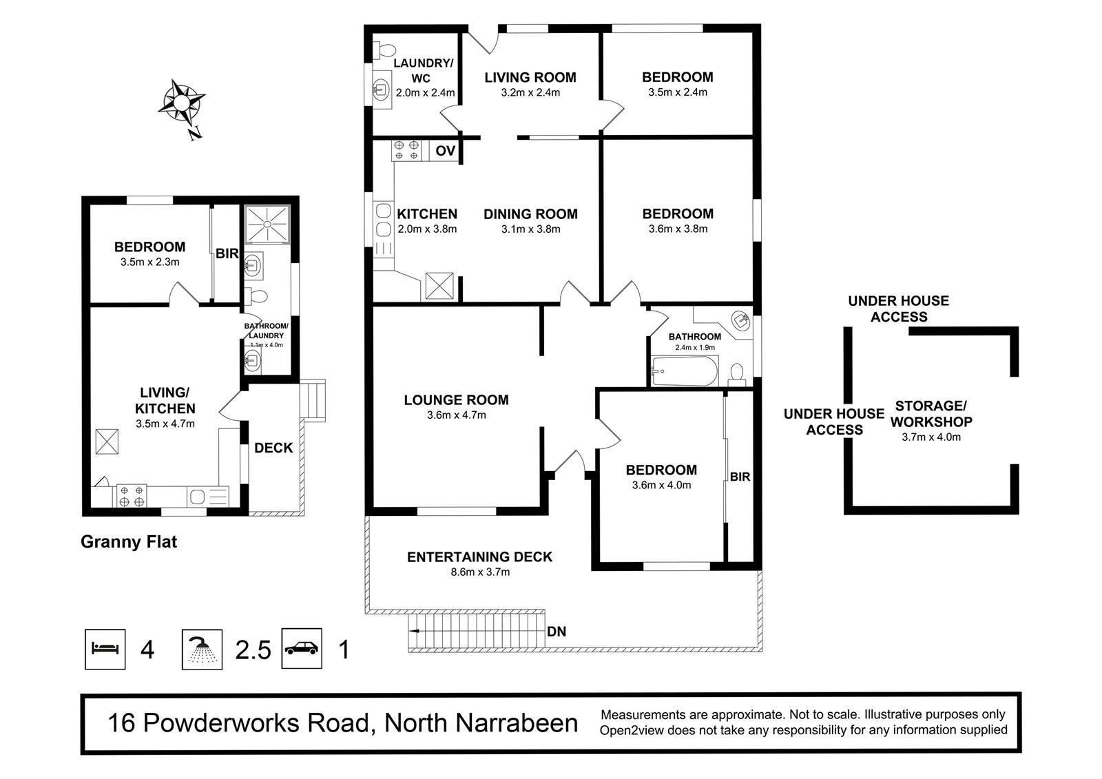NORTH-FACING FAMILY HOME WITH APPROVED GRANNY FLAT
