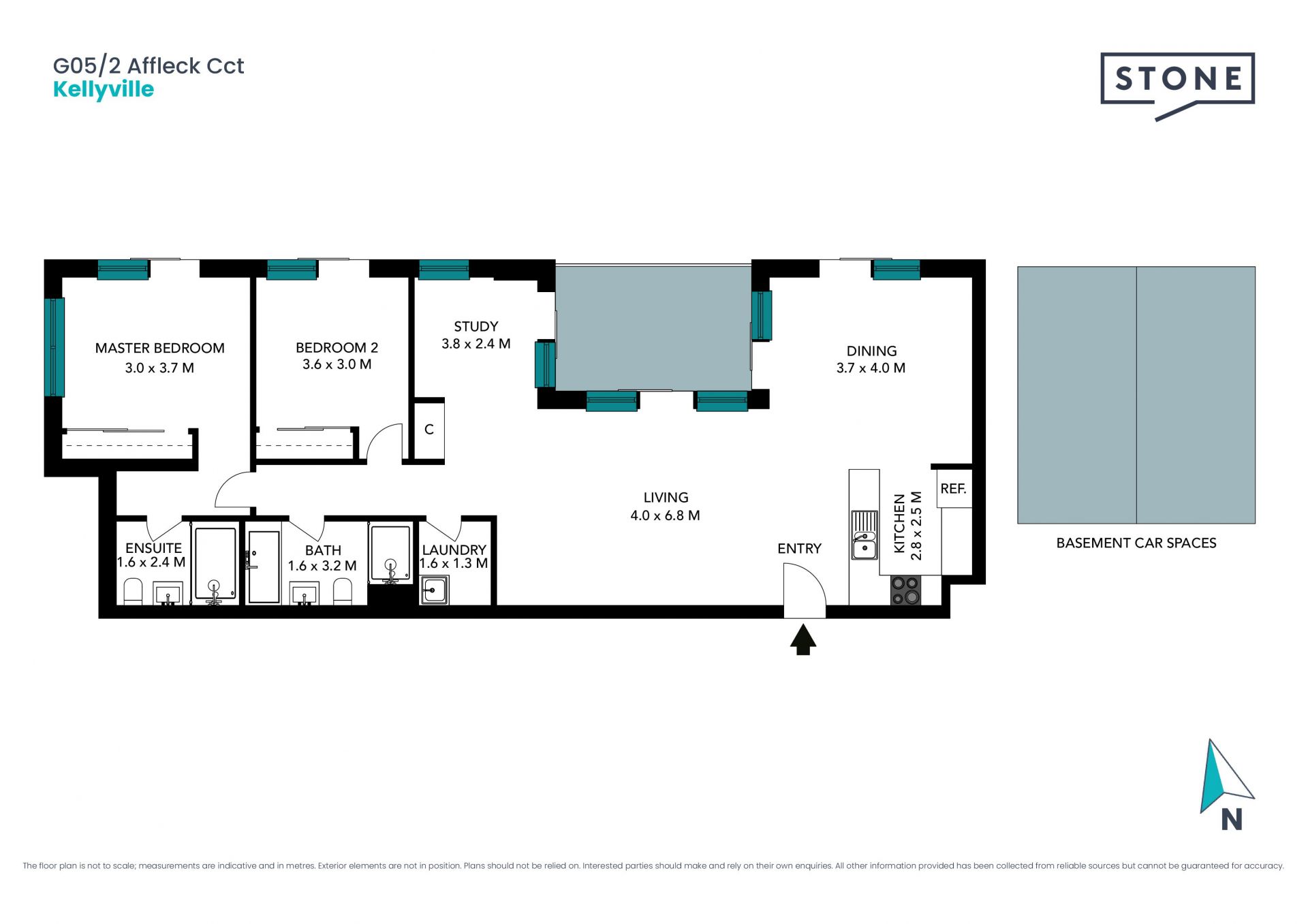 Near New Large 2 Bed + Study Apt Boasting 206sqm Approx Of Internal/ Outdoor Living