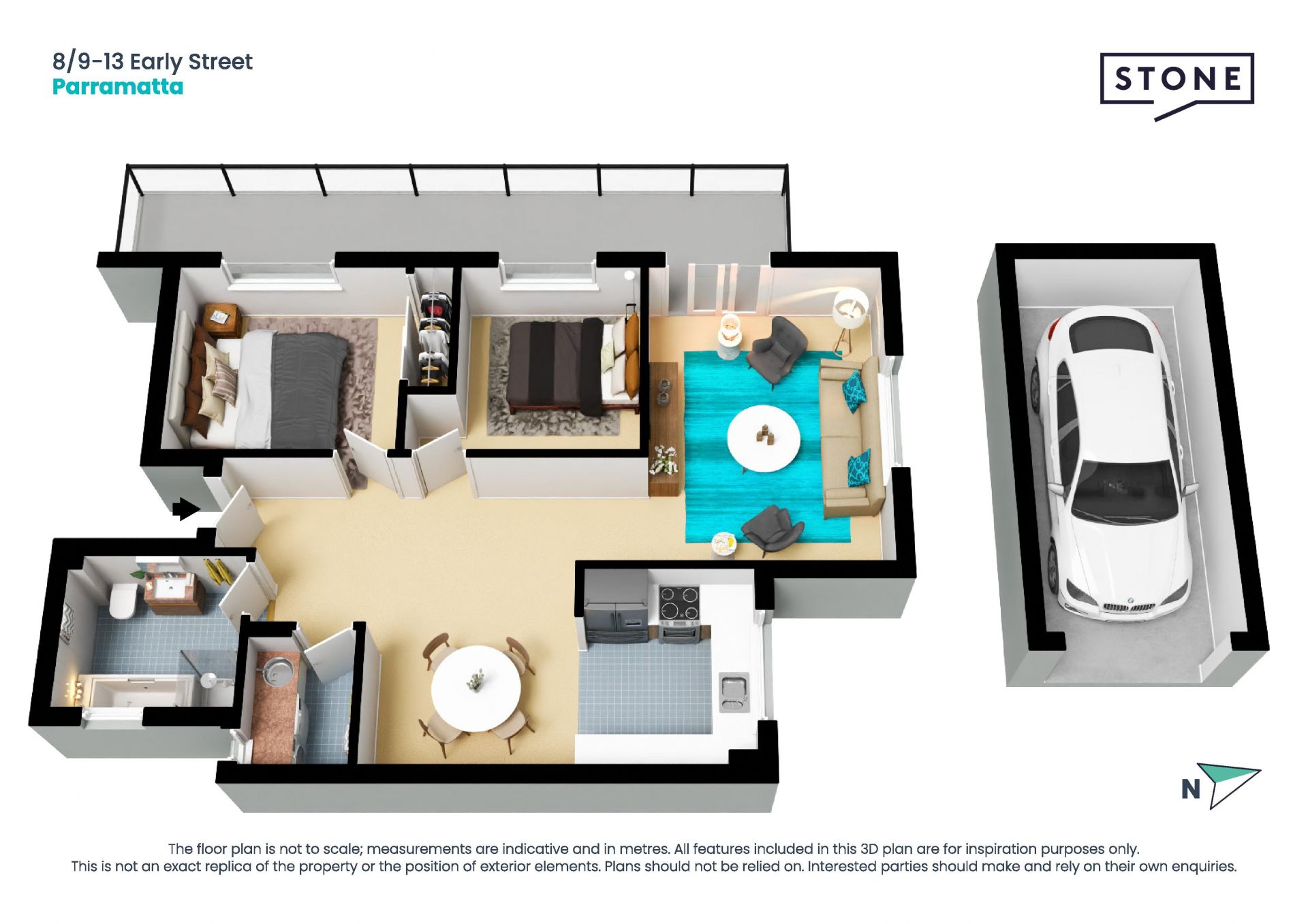 1st Floor Apartment on CBD Fringe