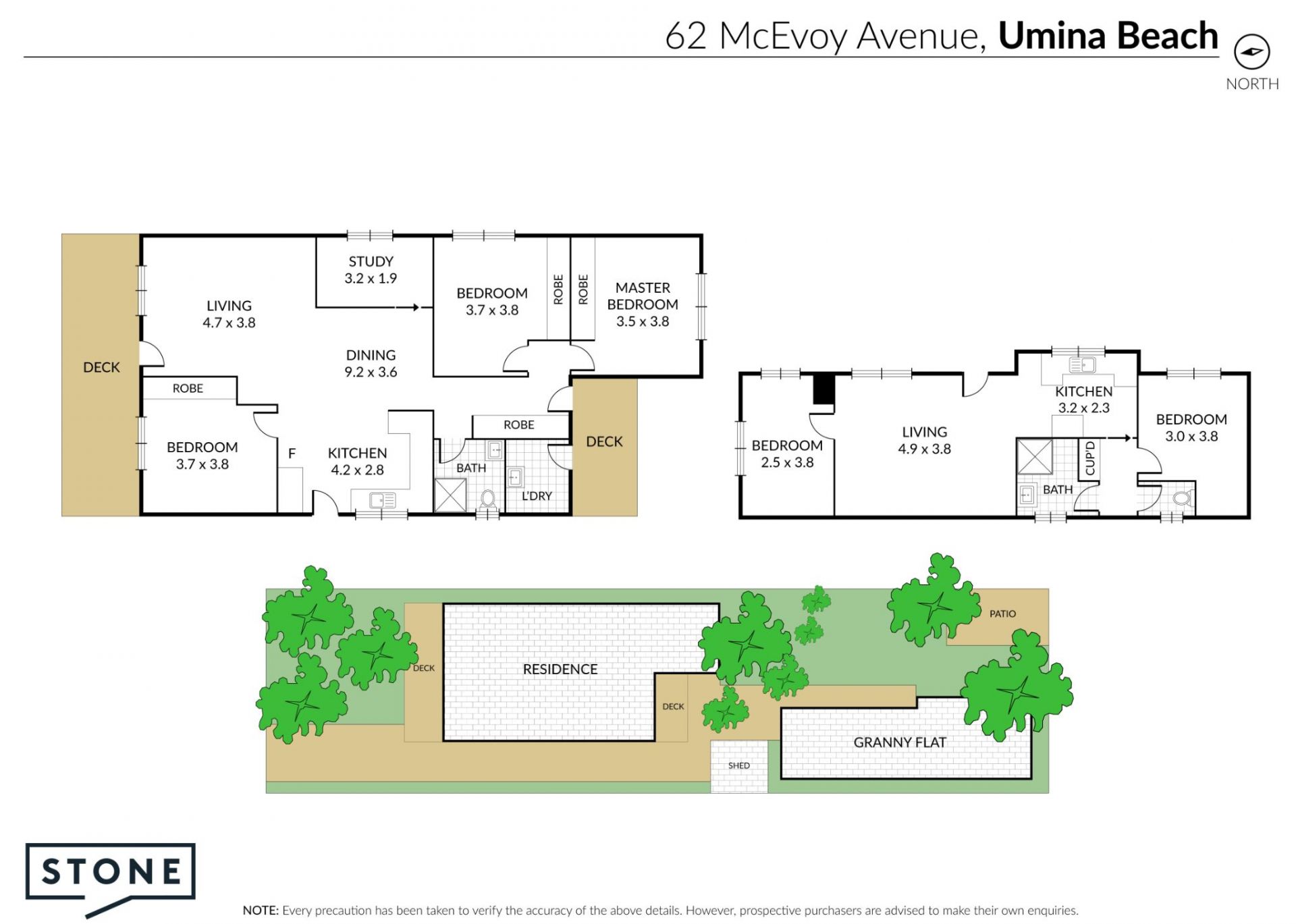 Popular location – 3 bed house plus 2 bed cabin!