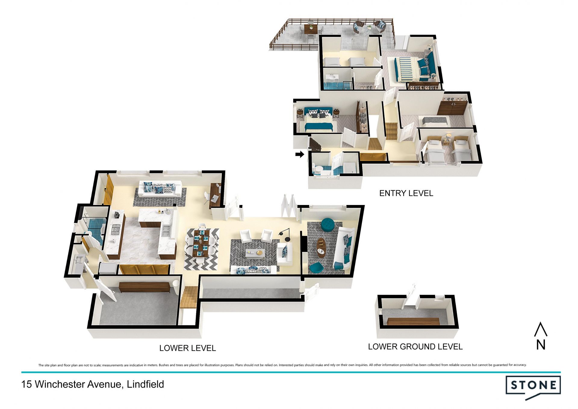 Family entertainer tranquil north to rear view