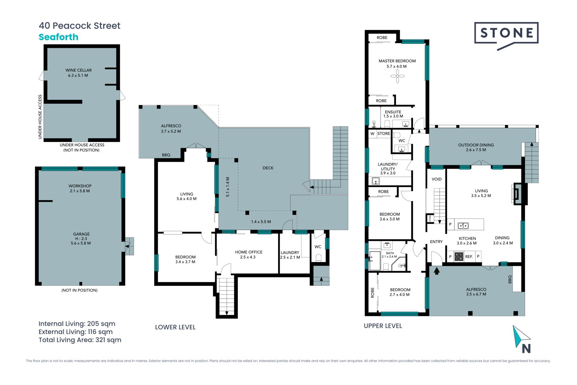 Character with perfect northerly aspect and views