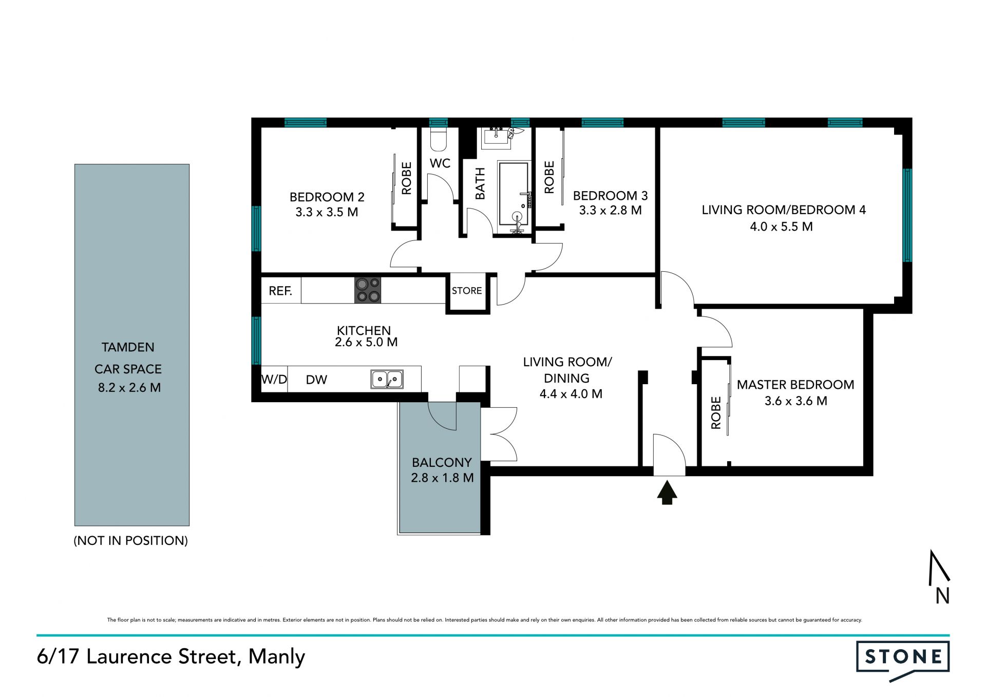 Over-sized Art deco apartment moments from Manly