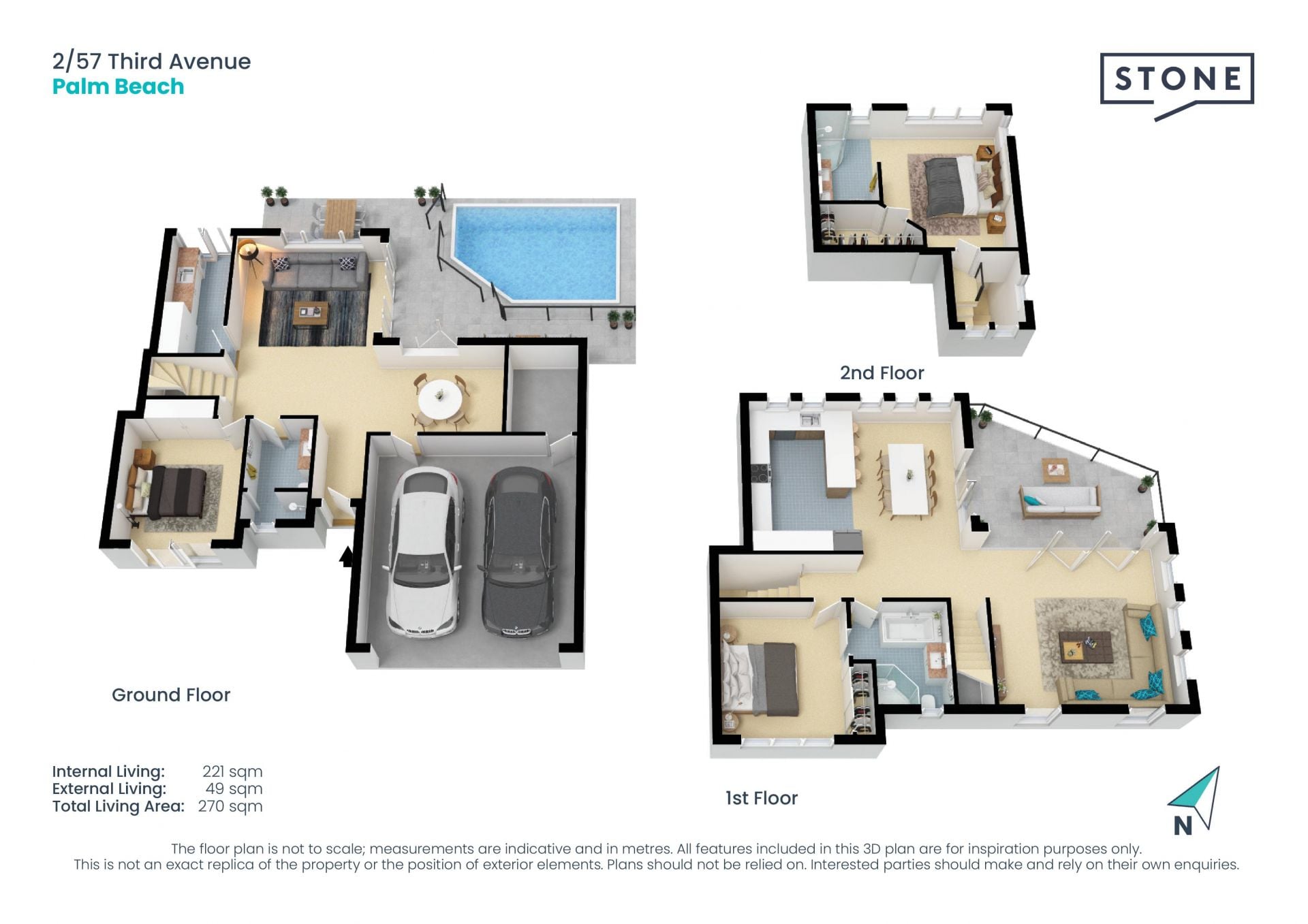 Large Contemporary Duplex