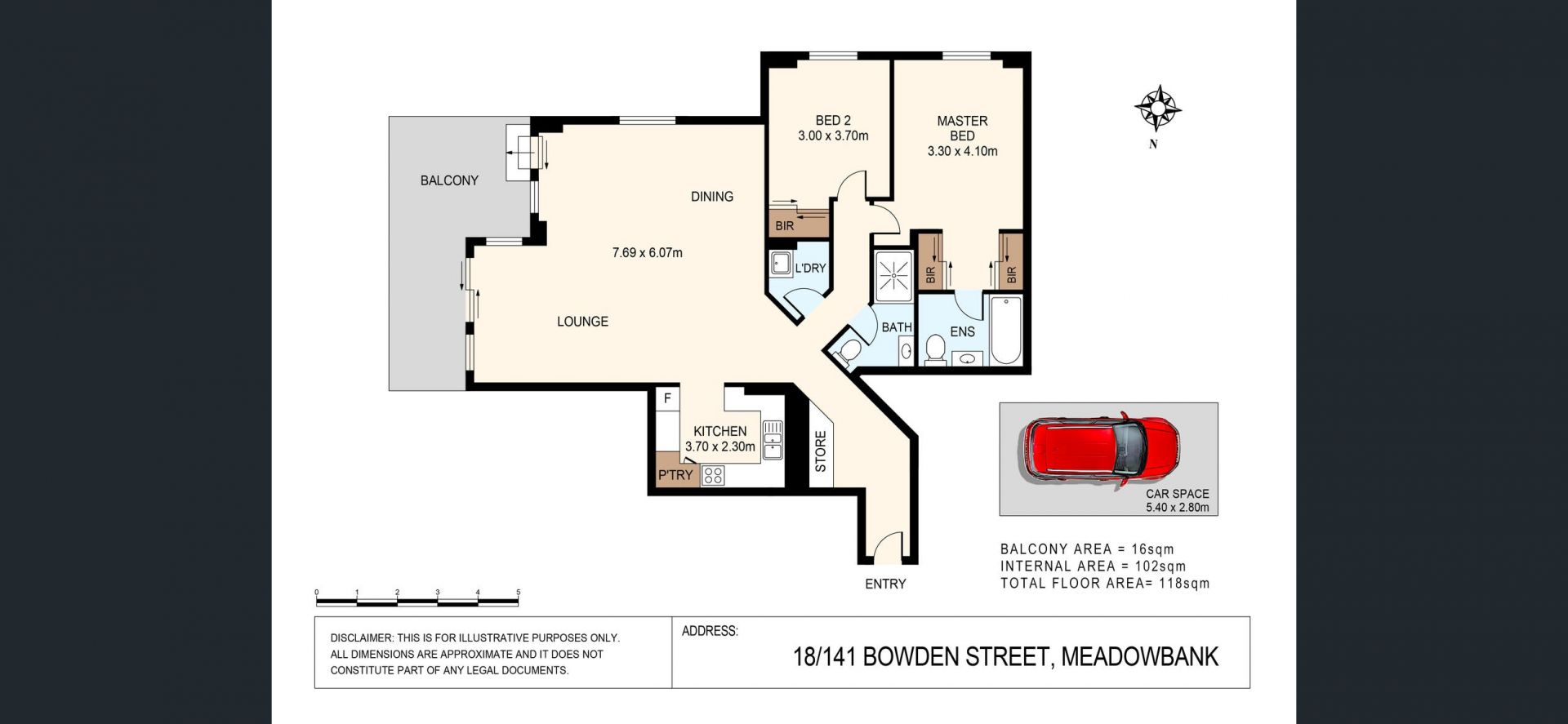 Spacious 2 Bedroom In Convenient Location