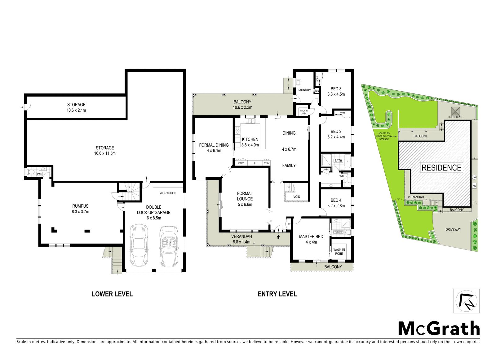 Large well appointed family home with park views