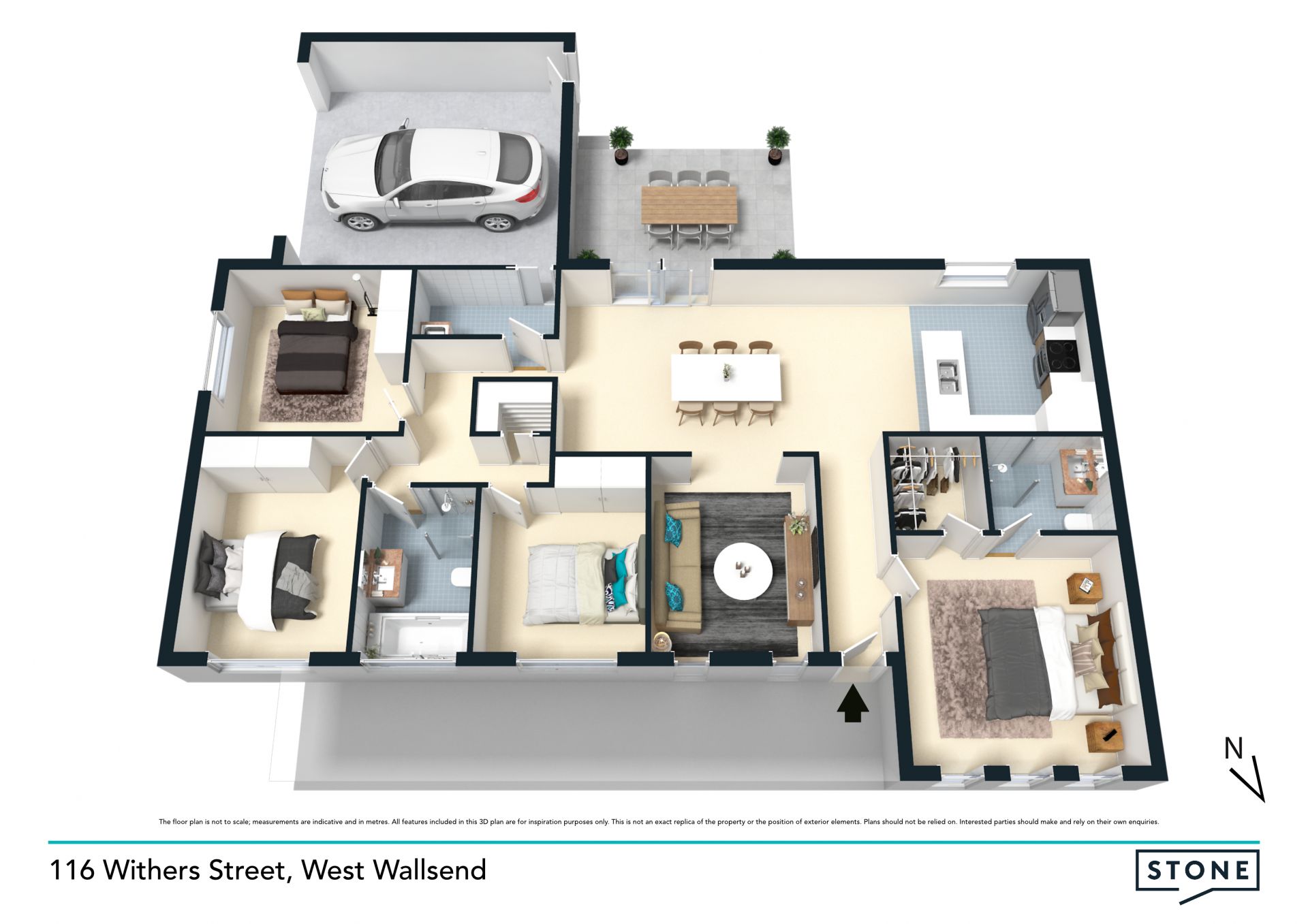 Modern appeal in a central village setting